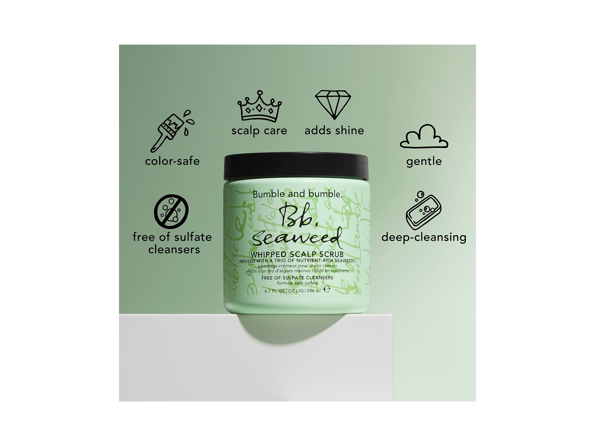 Seaweed Whipped Scalp Scrub 6.7 oz. — Image 7