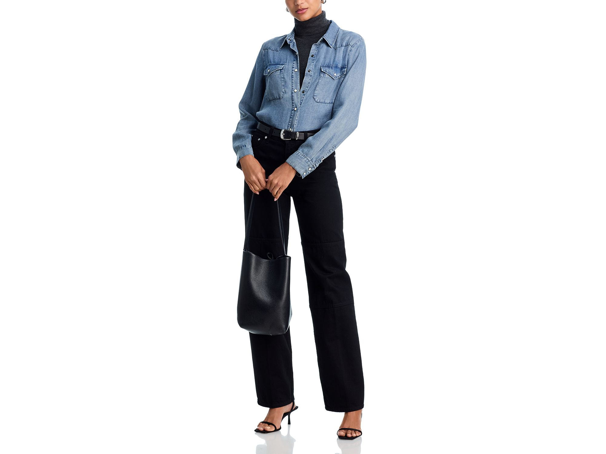 Western Denim Shirt - Exclusive — Image 4