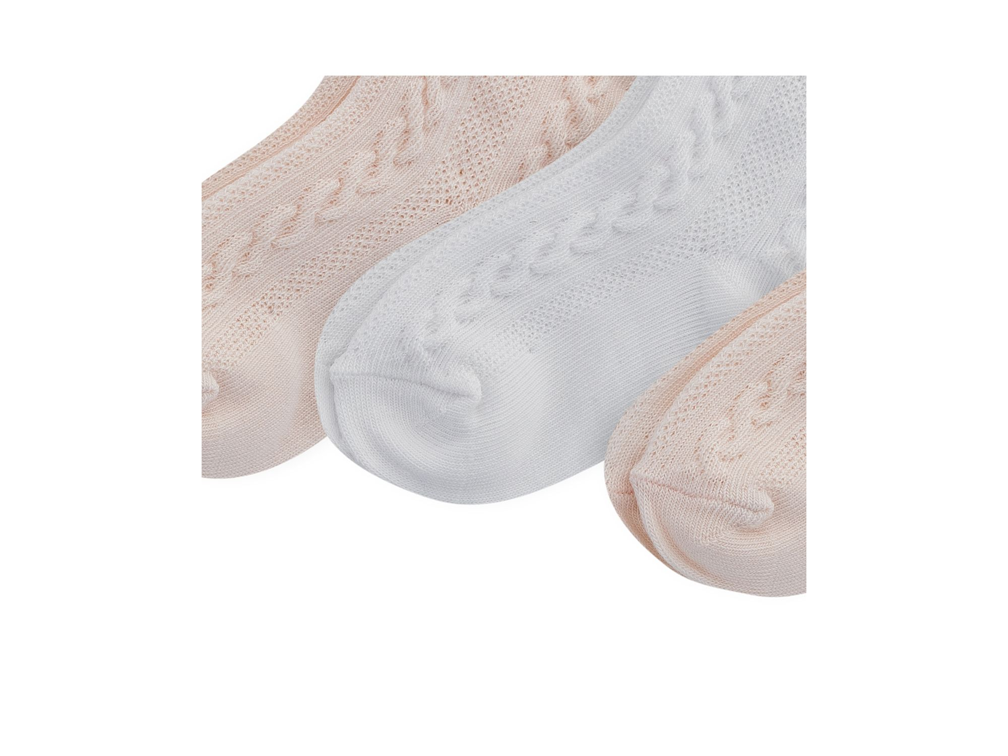 Girls' Cable Texture Sock Set - Baby — Image 3