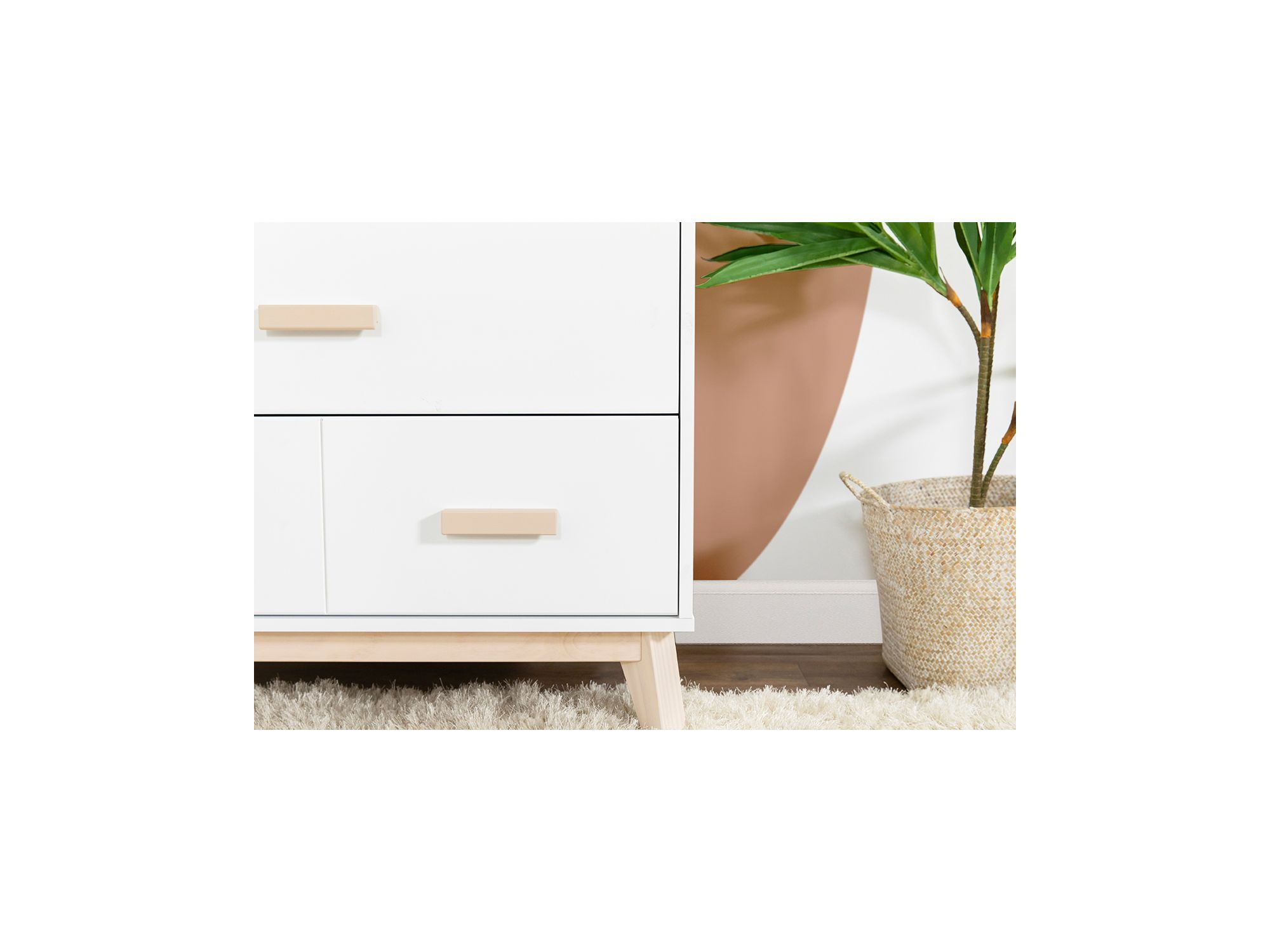 Scoot 3 Drawer Changer Dresser with Removable Changing Tray — Image 3