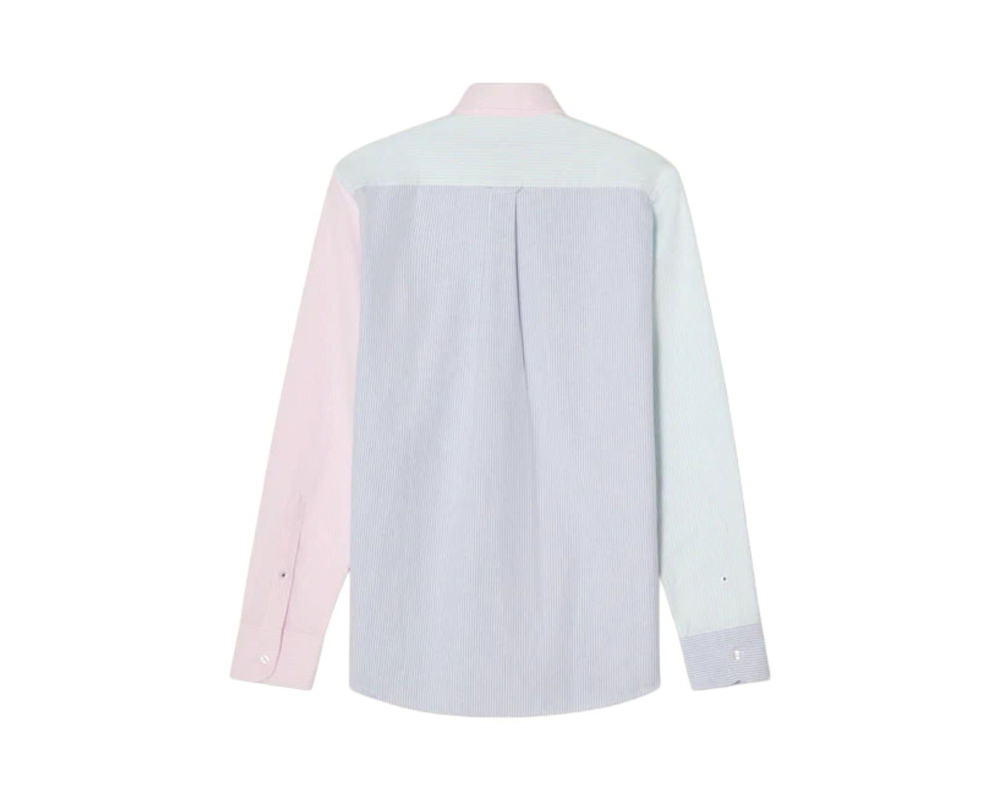 Harrison Button Down Fun Stripe Oxford Shirt — Image 5