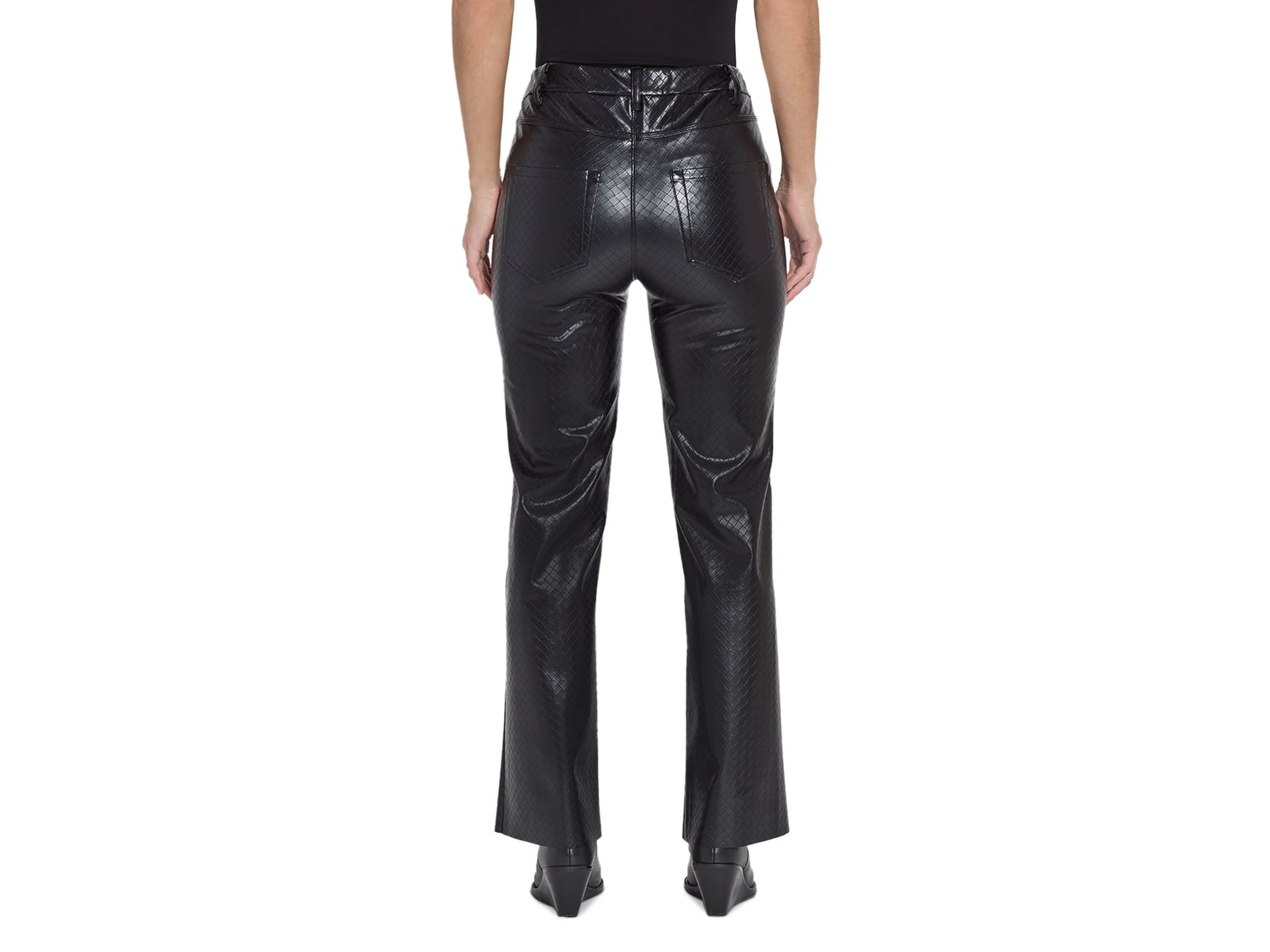 Amara Faux Leather Pants — Image 5
