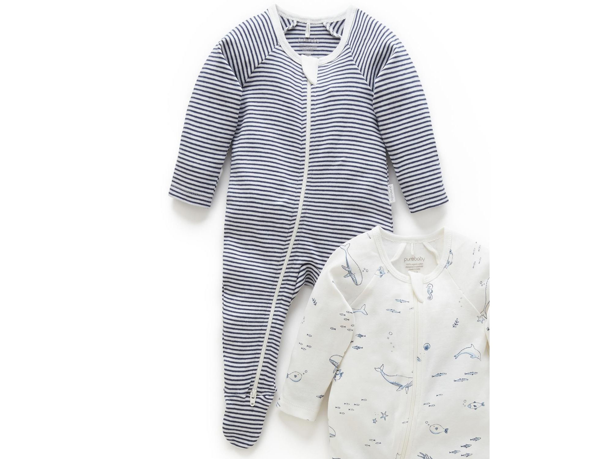 Boys' 2 Pack Zip Footie - Baby — Image 3