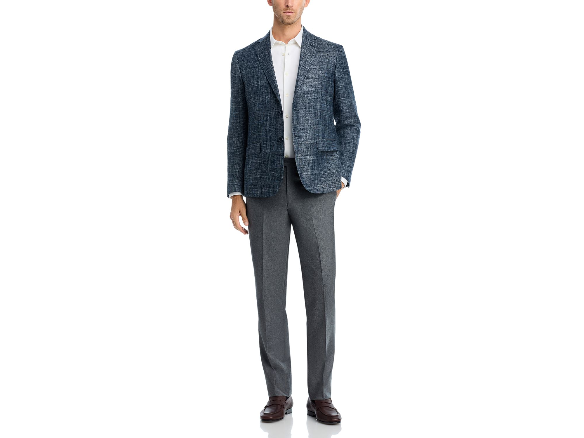 Tonal Plaid Regular Fit Sport Coat - Exclusive — Image 6
