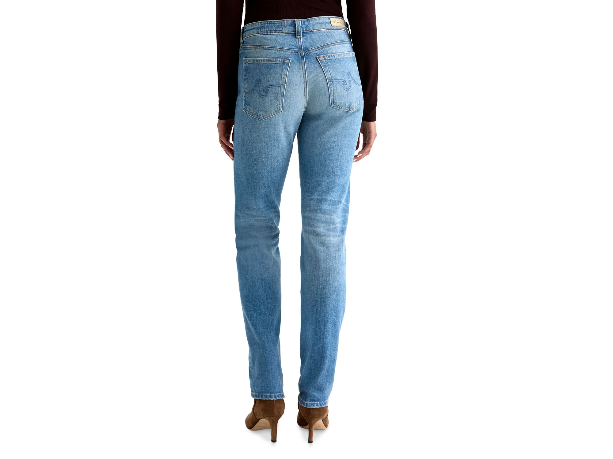 Sandra Low Rise Straight Jeans in 18 Years Bisou — Image 5