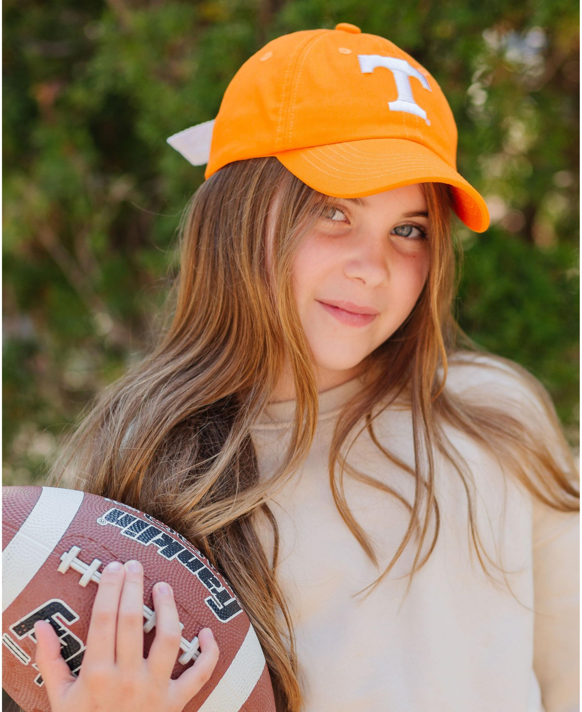 Girls' Officially Licensed Tennessee Bow Baseball Hat - Baby, Little Kid, Big Kid — Image 4