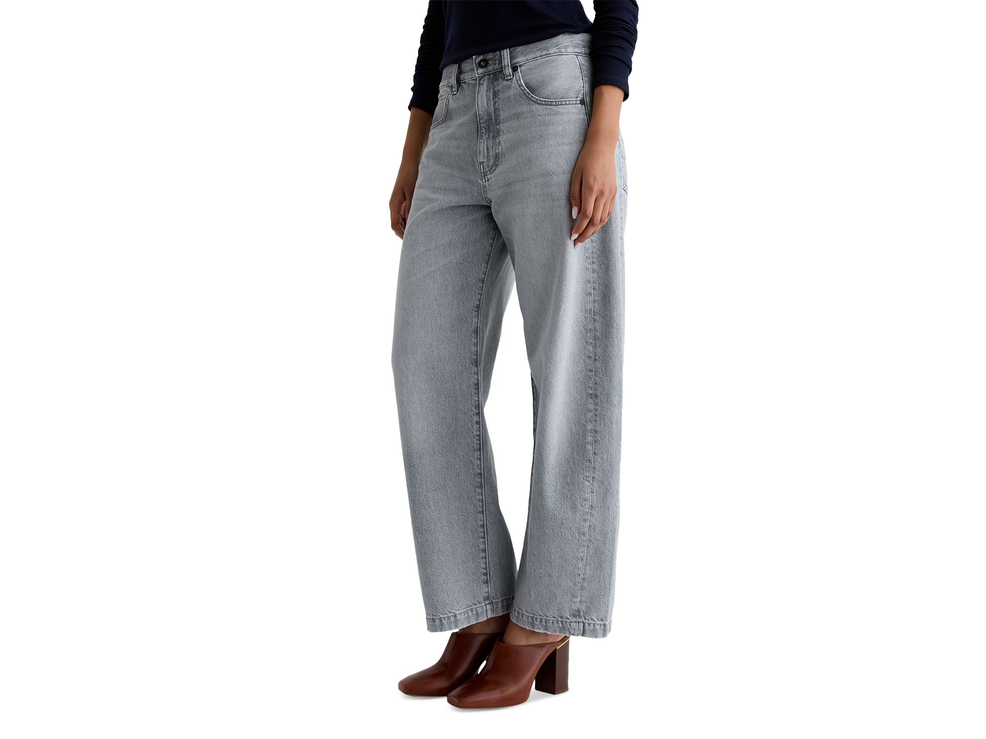 Hattie High Rise Barrel Jeans in Al Fresco — Image 4