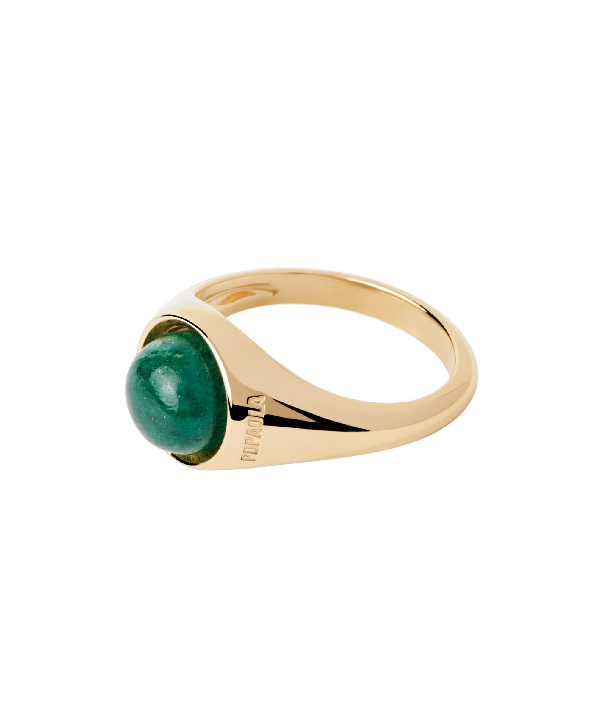 Women's Aventurine Moon Ring — Image 4
