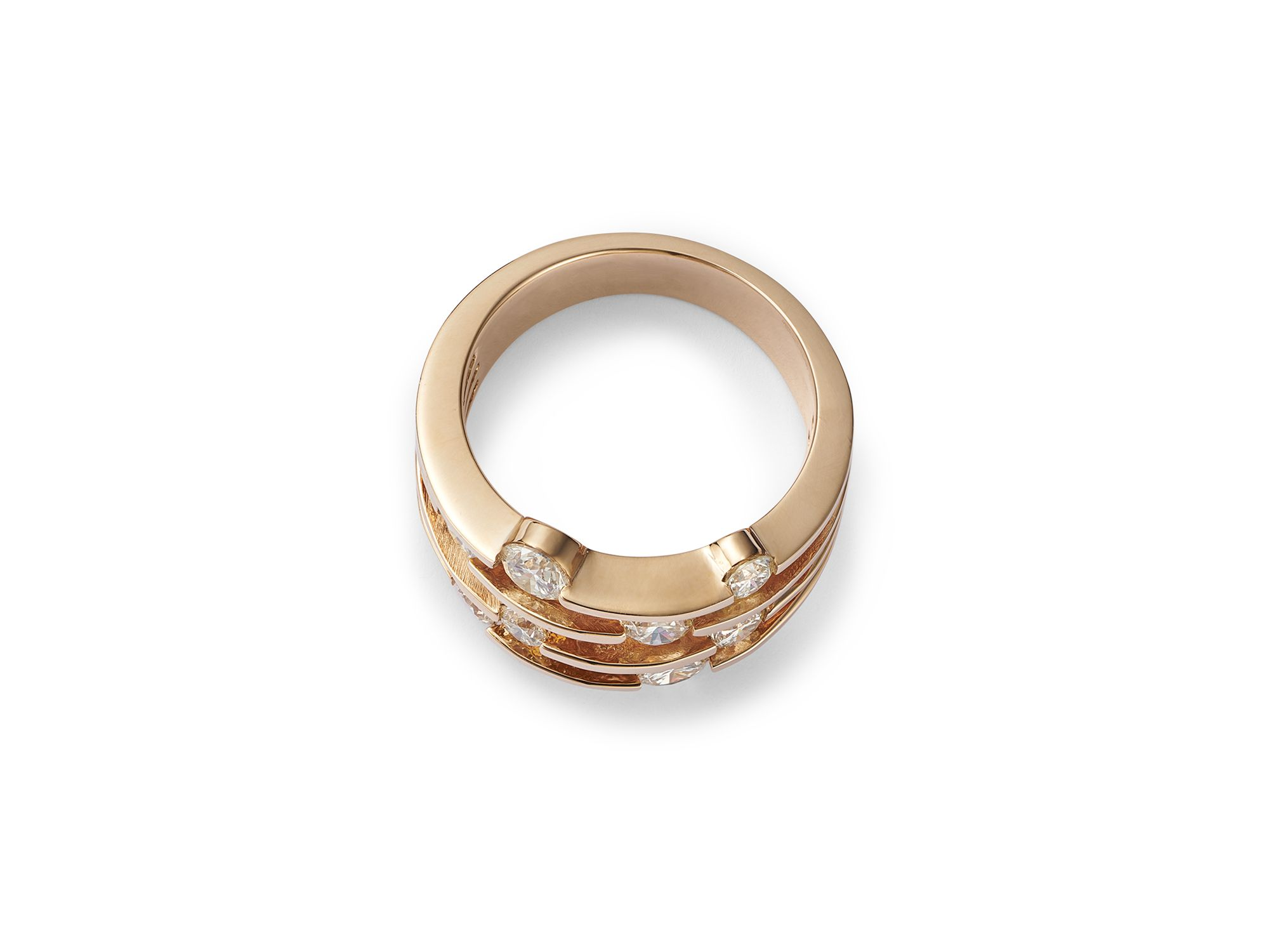 Diamond Band in 14K Yellow Gold, 1.50 tcw — Image 5