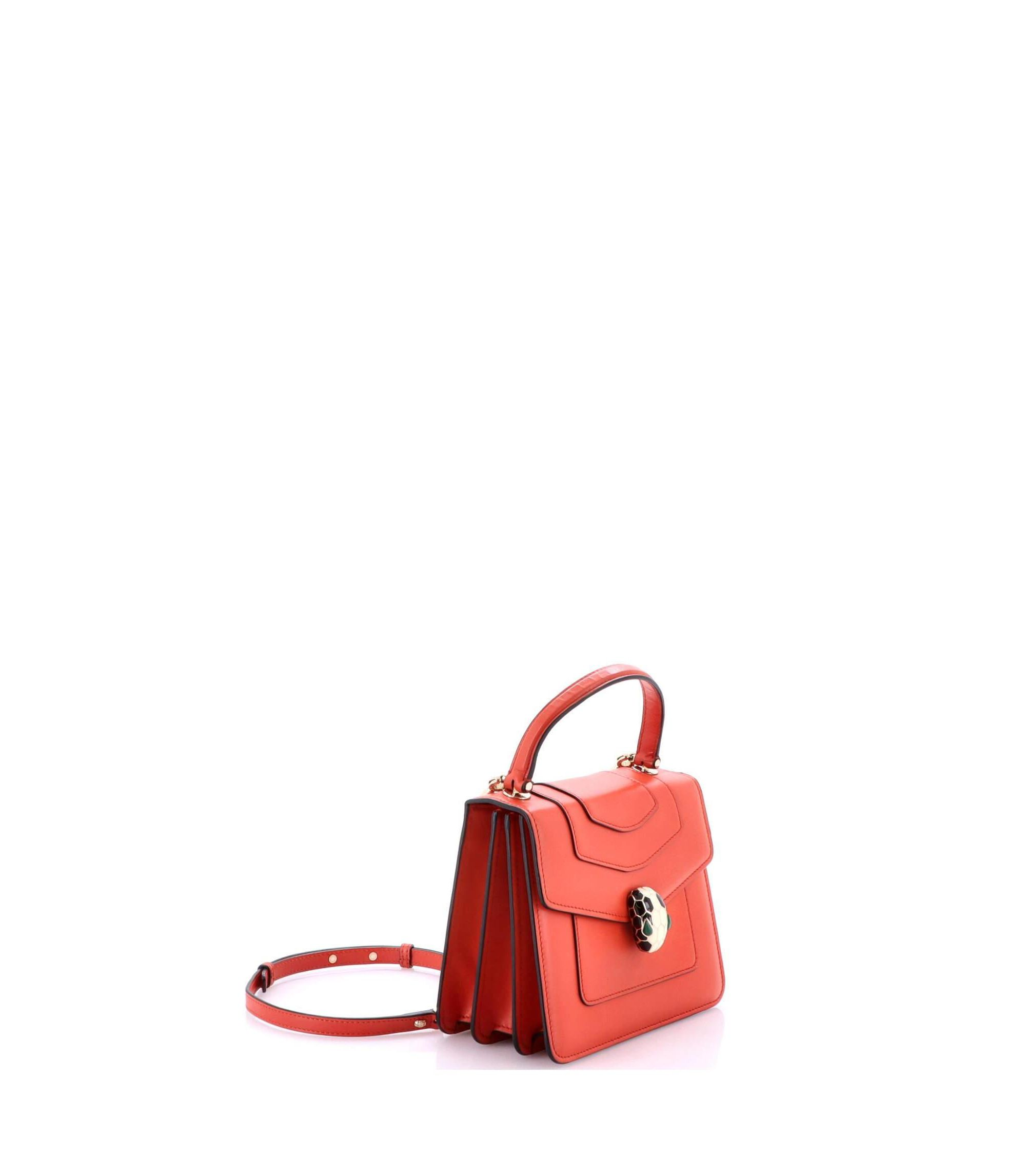 Small Serpenti Forever Top Handle Bag Leather — Image 3