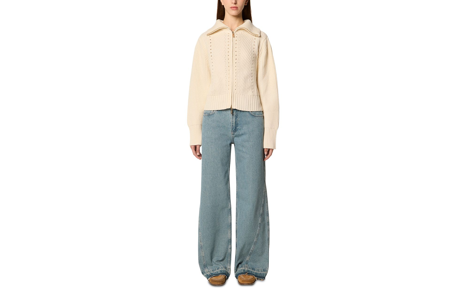 Mabino Zippered Sweater — Image 6