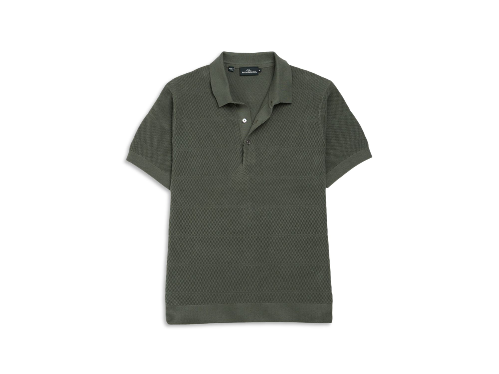 Masons Regular Fit Flat Knit Polo Shirt — Image 5