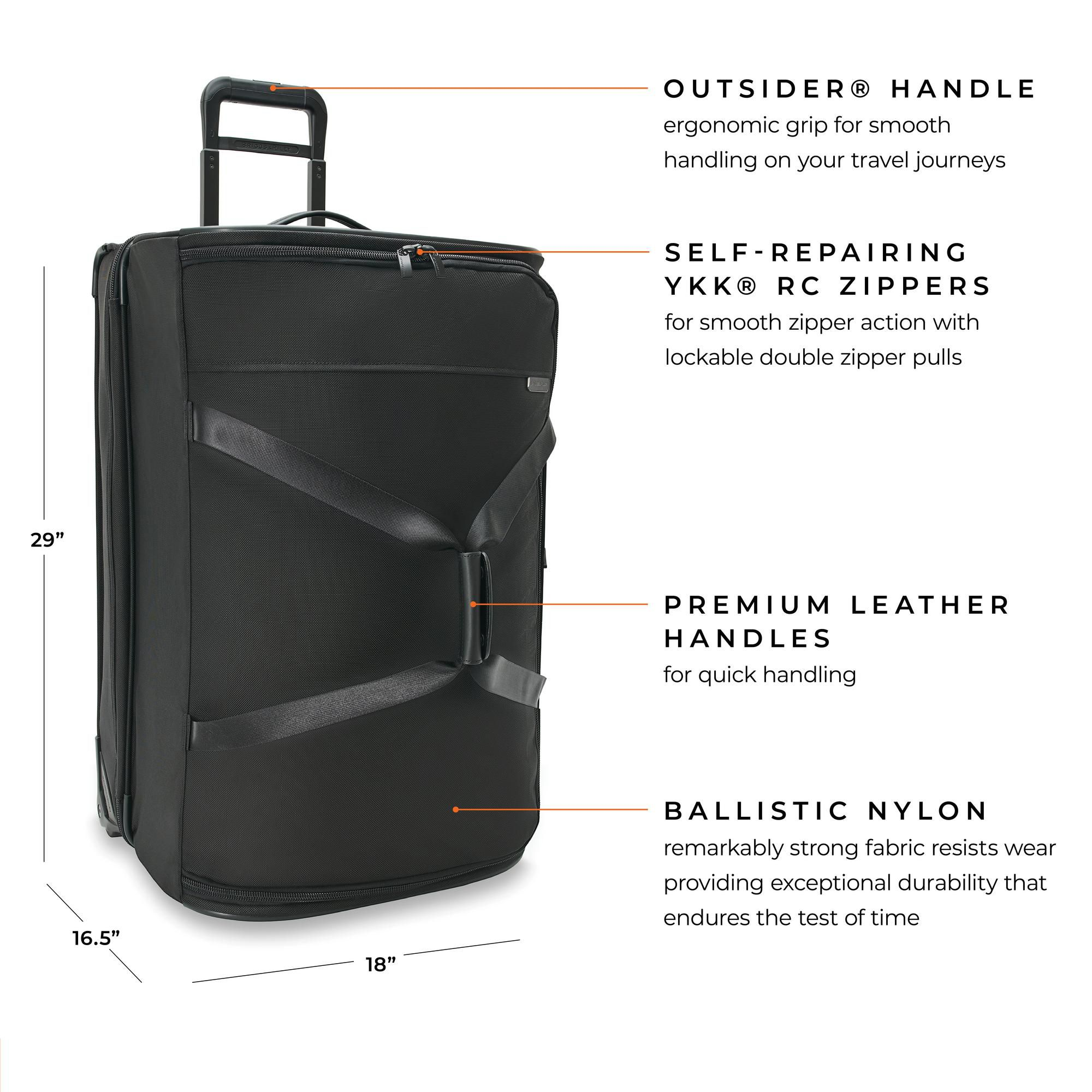 Baseline Large 2 Wheel Duffel Bag — Image 4