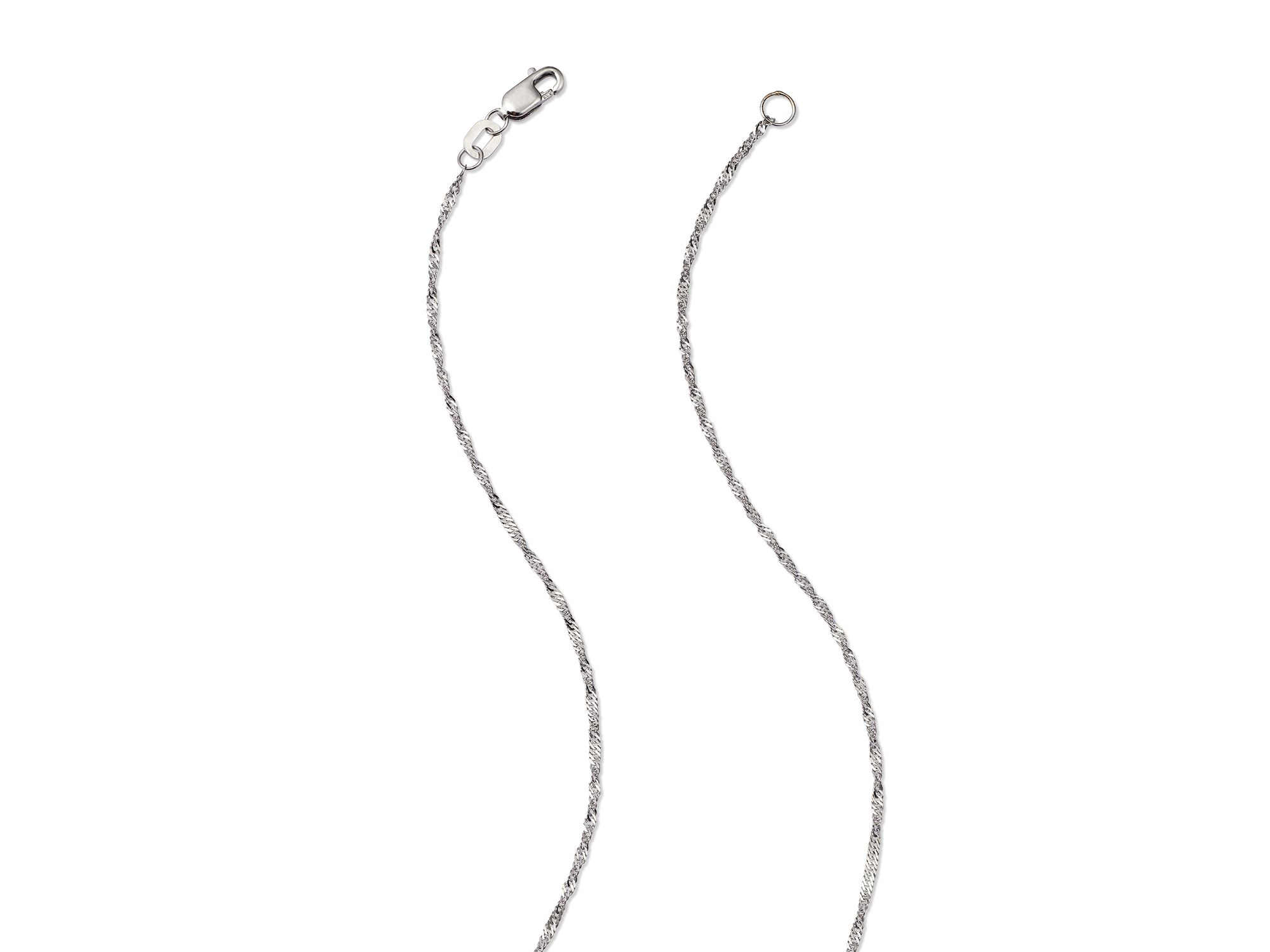 Cultured Freshwater Pearl Floating Pendant Necklace in 14K White Gold, 18" - Exclusive — Image 4