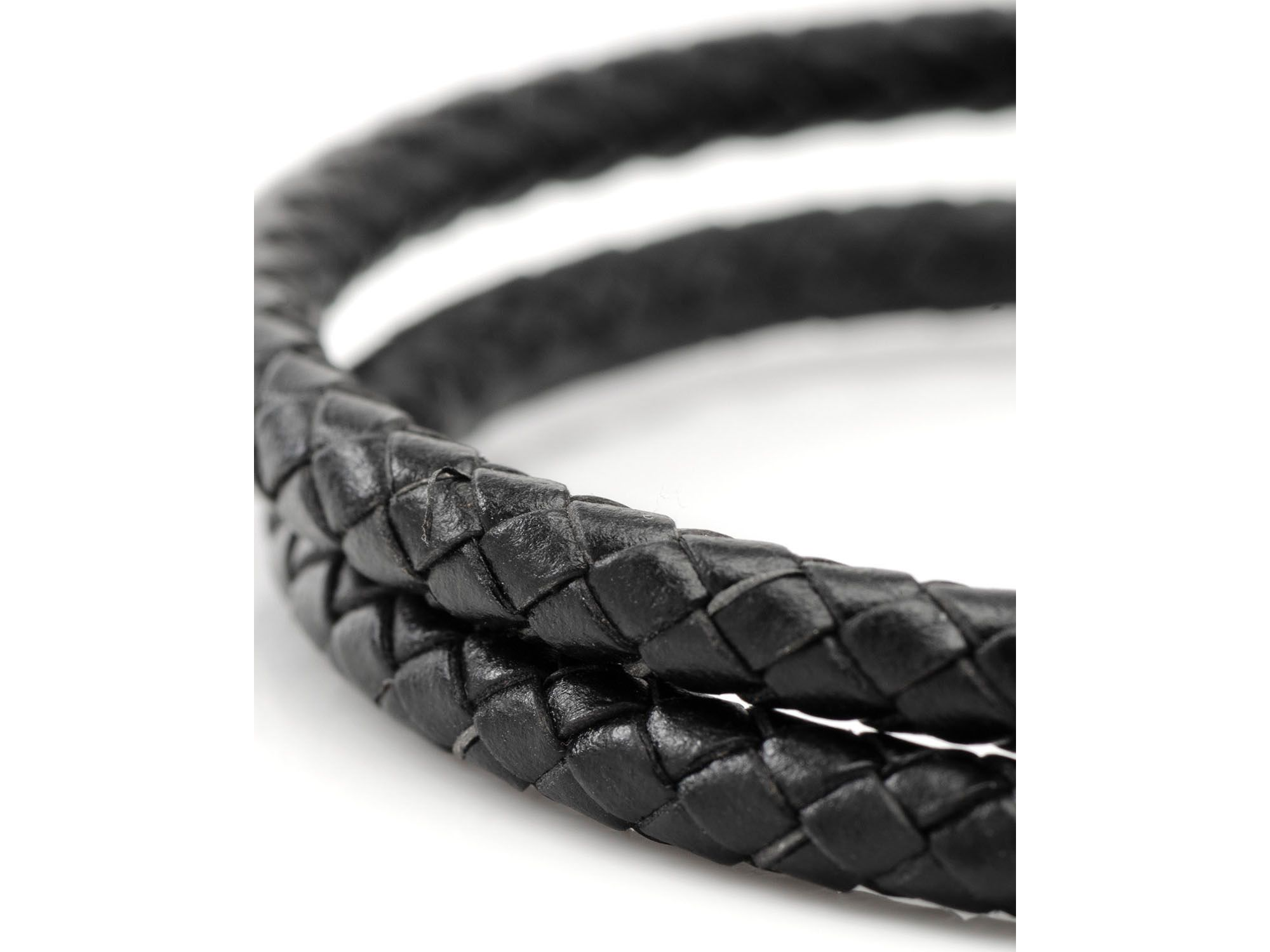 Darth Vader Helmet Double Wrap Leather Bracelet — Image 3