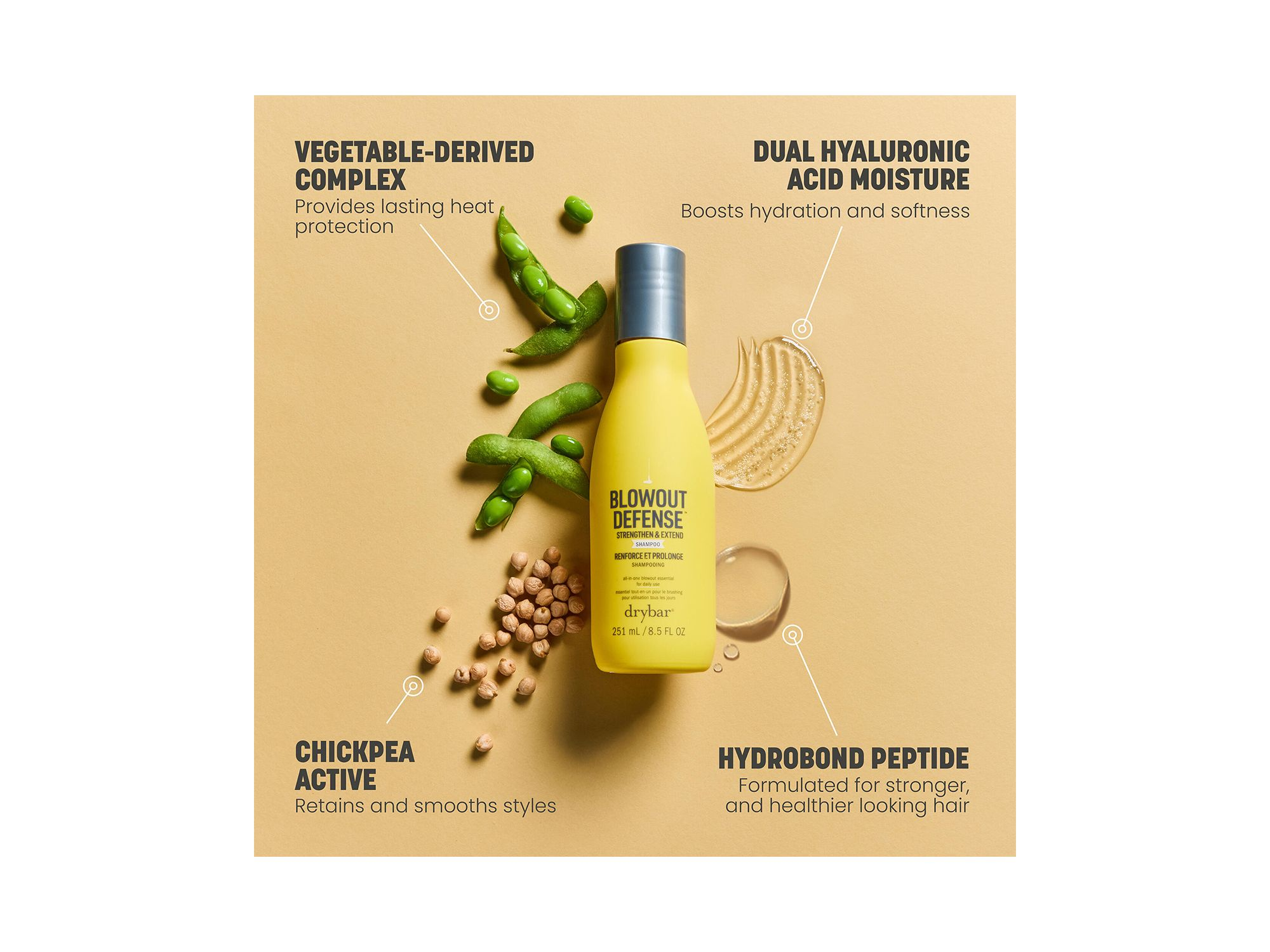 Blowout Defense Strengthen & Extend Shampoo 8.5 oz. — Image 4