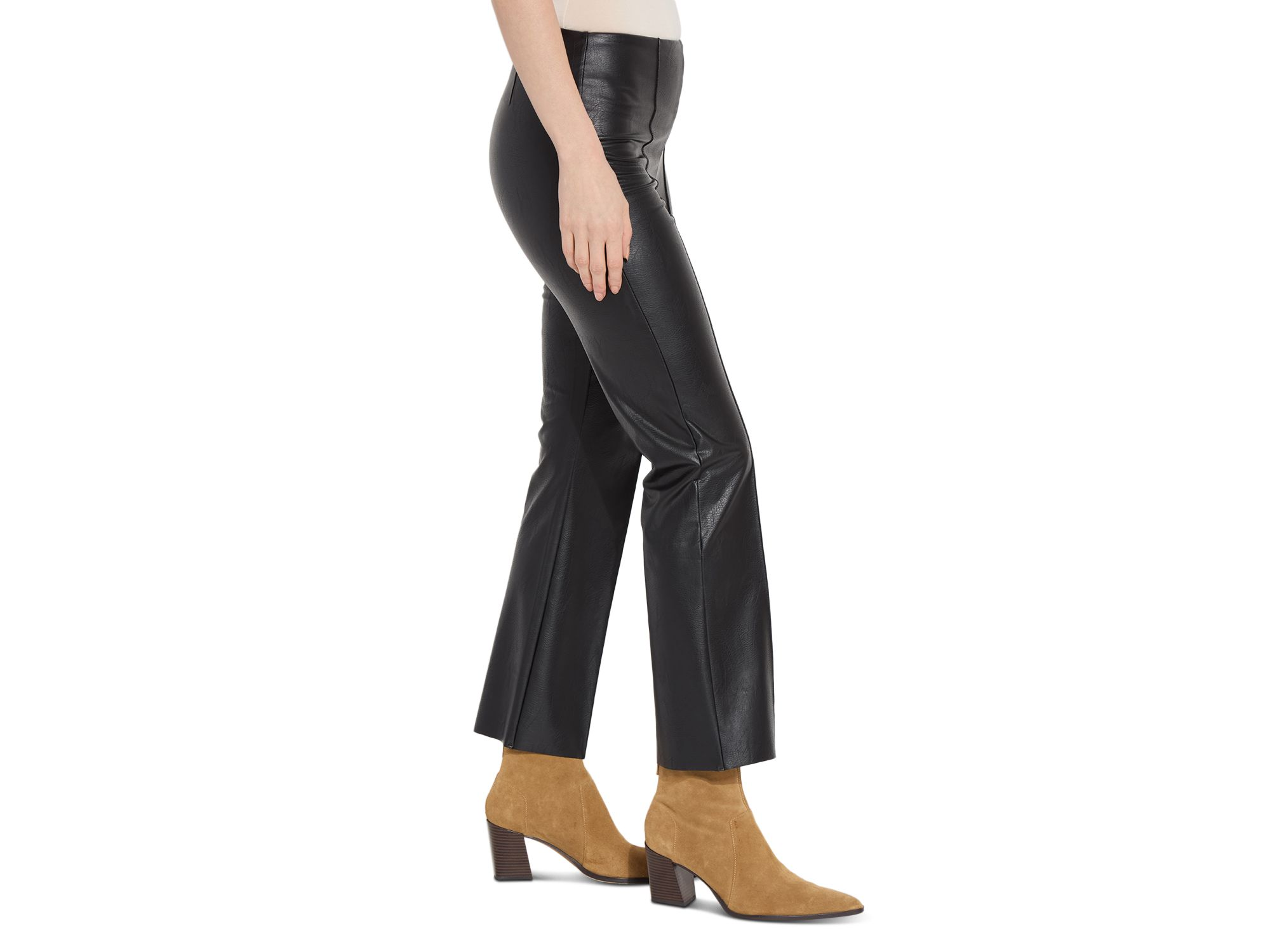 Elysse Faux Leather Ankle Pants — Image 4