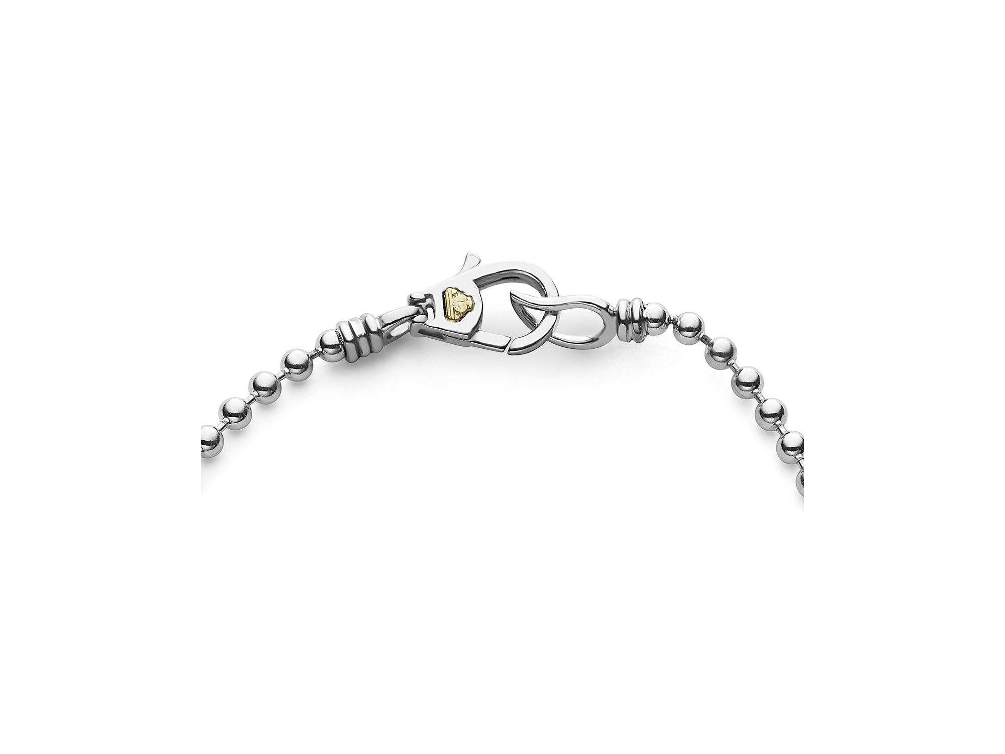 18K Yellow Gold & Sterling Caviar Icon Beaded Bracelet — Image 4