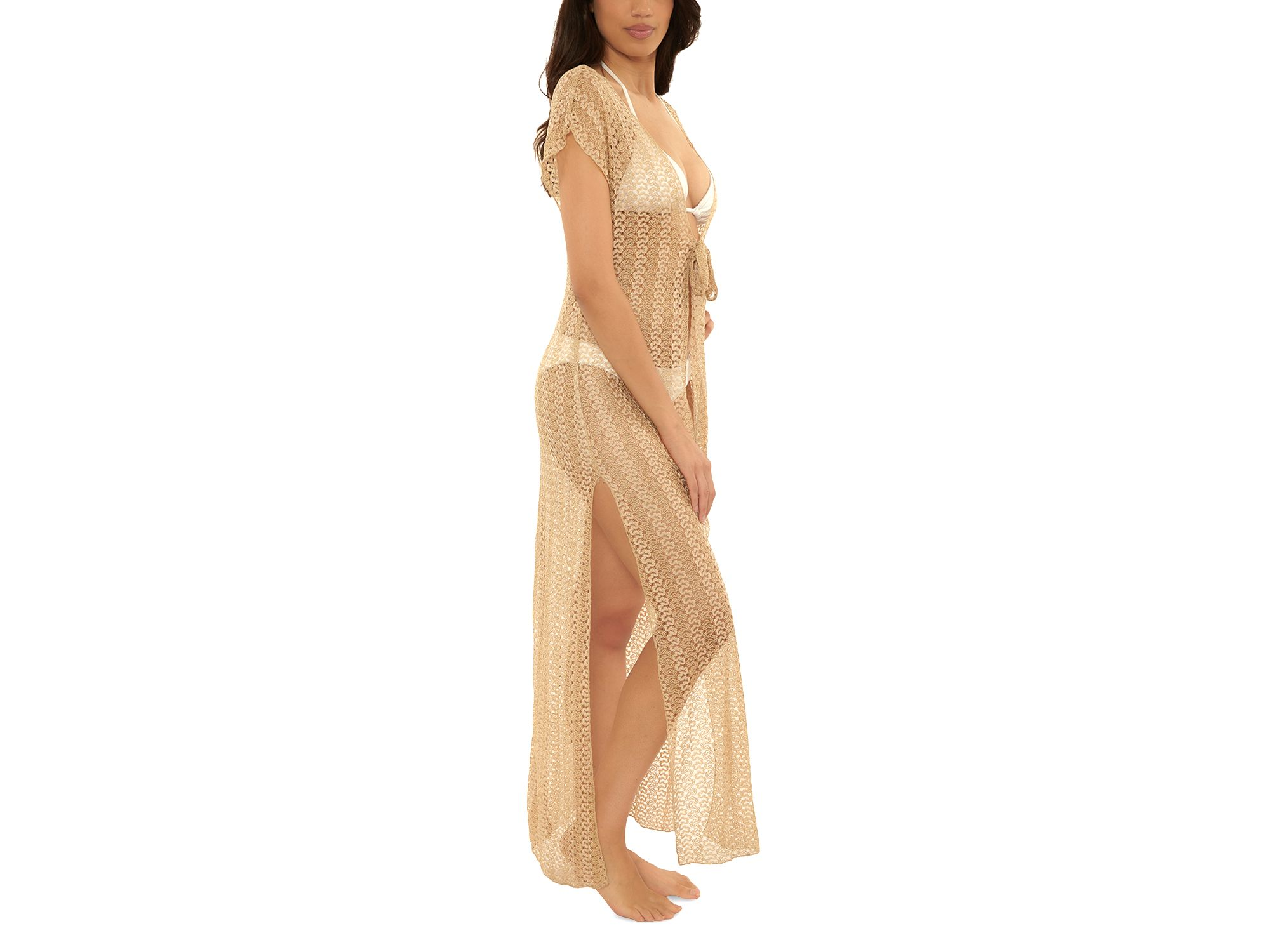 Crochet Swim Cover-Up Maxi Tunic — Image 6