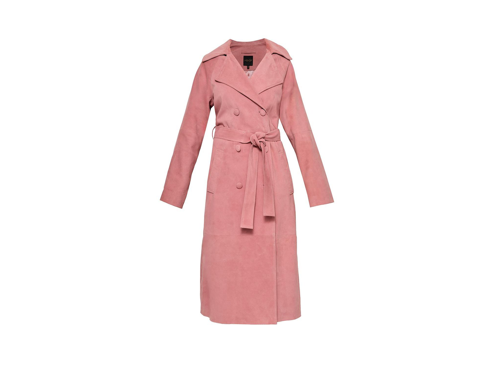 Candy Supersuede Trench Coat — Image 4