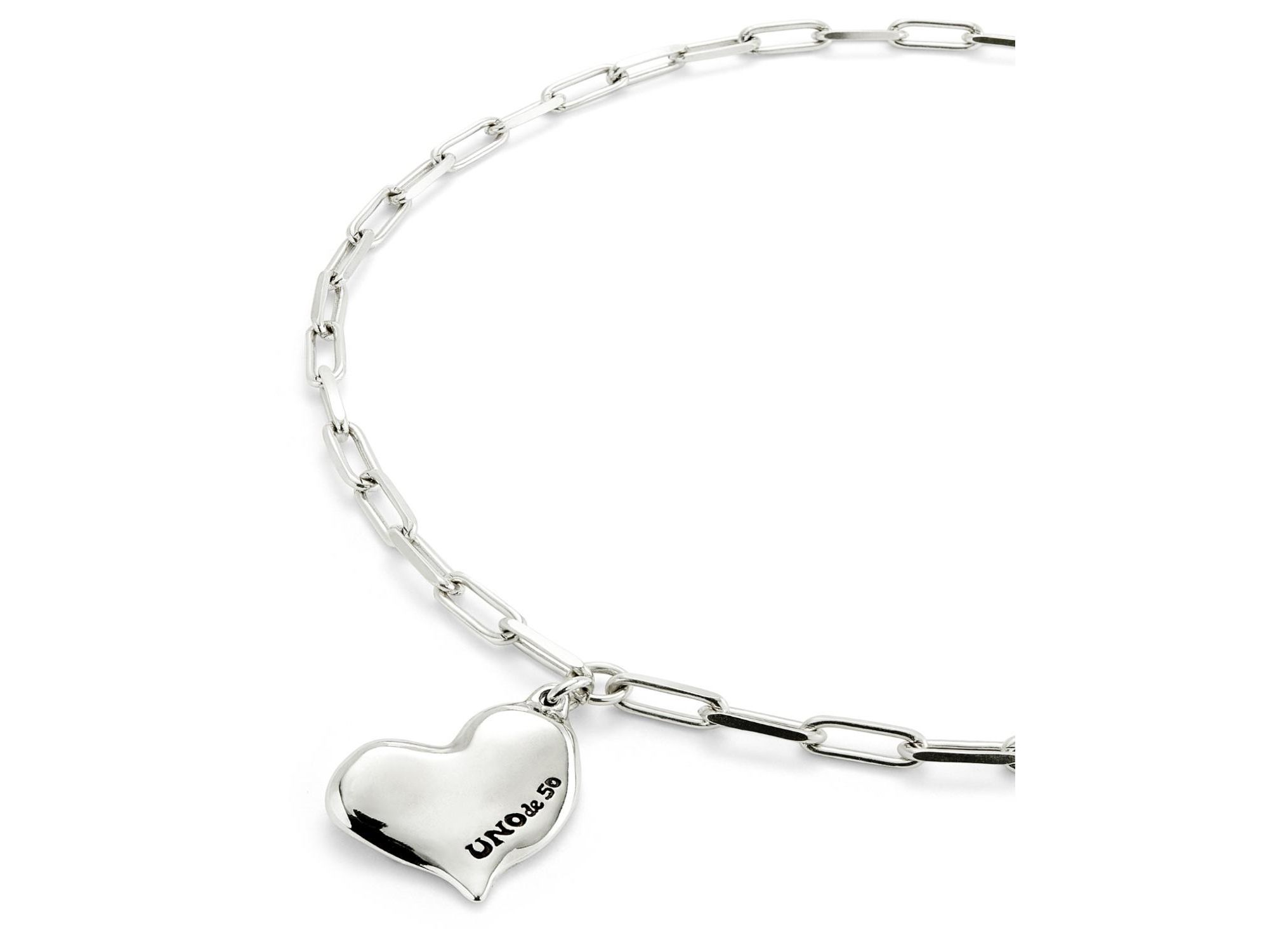 Medium Heart Link Necklace — Image 4