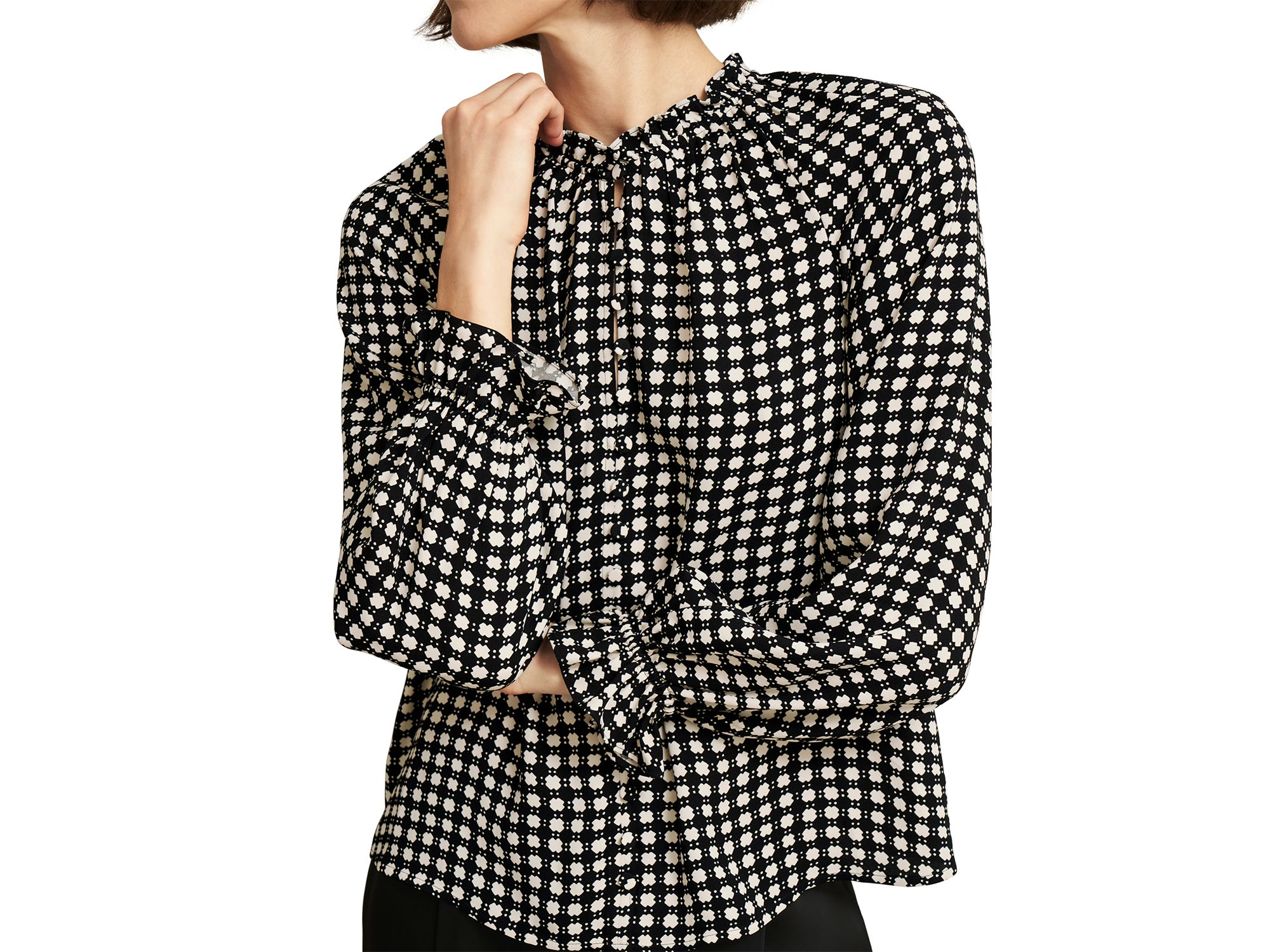 Hewlett Ruffled Cuff Blouse — Image 3