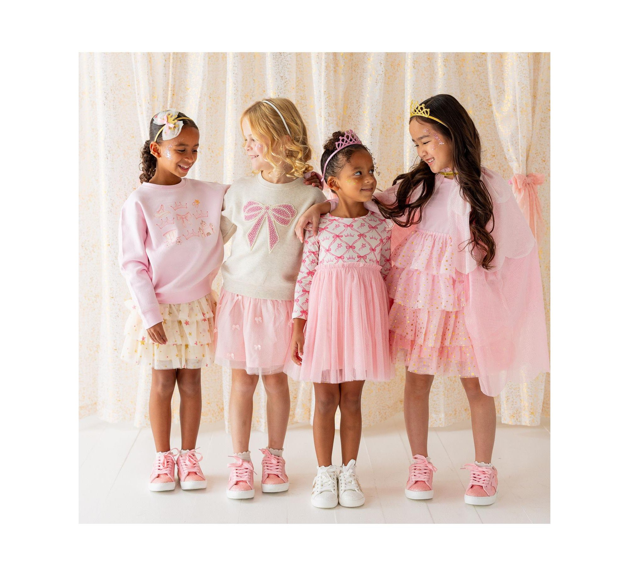 Girls' Pretty Pearl Tulle Bow Headband - Little Kid, Big Kid — Image 3