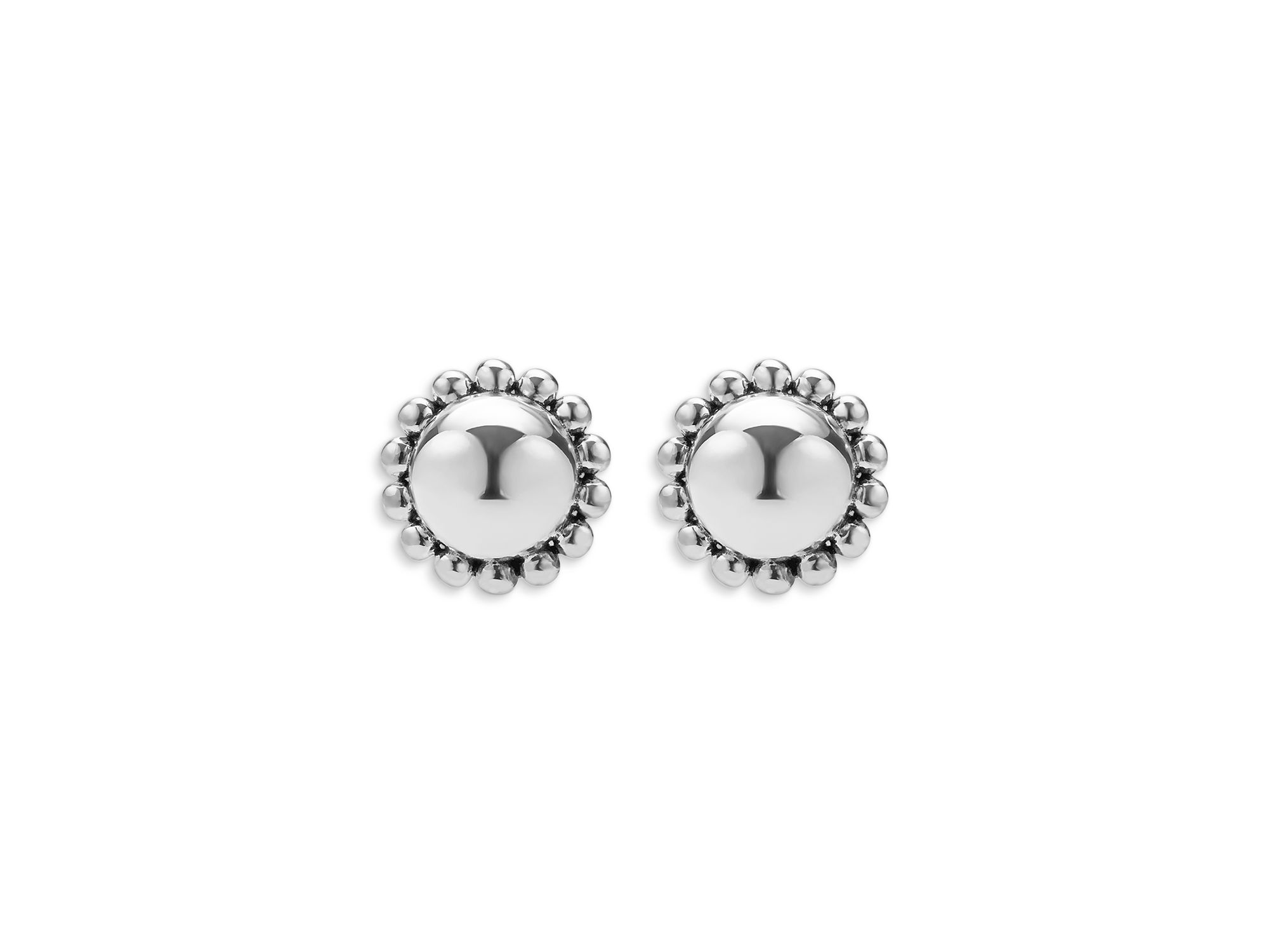 Sterling Caviar Bubbly Stud Earrings — Image 3