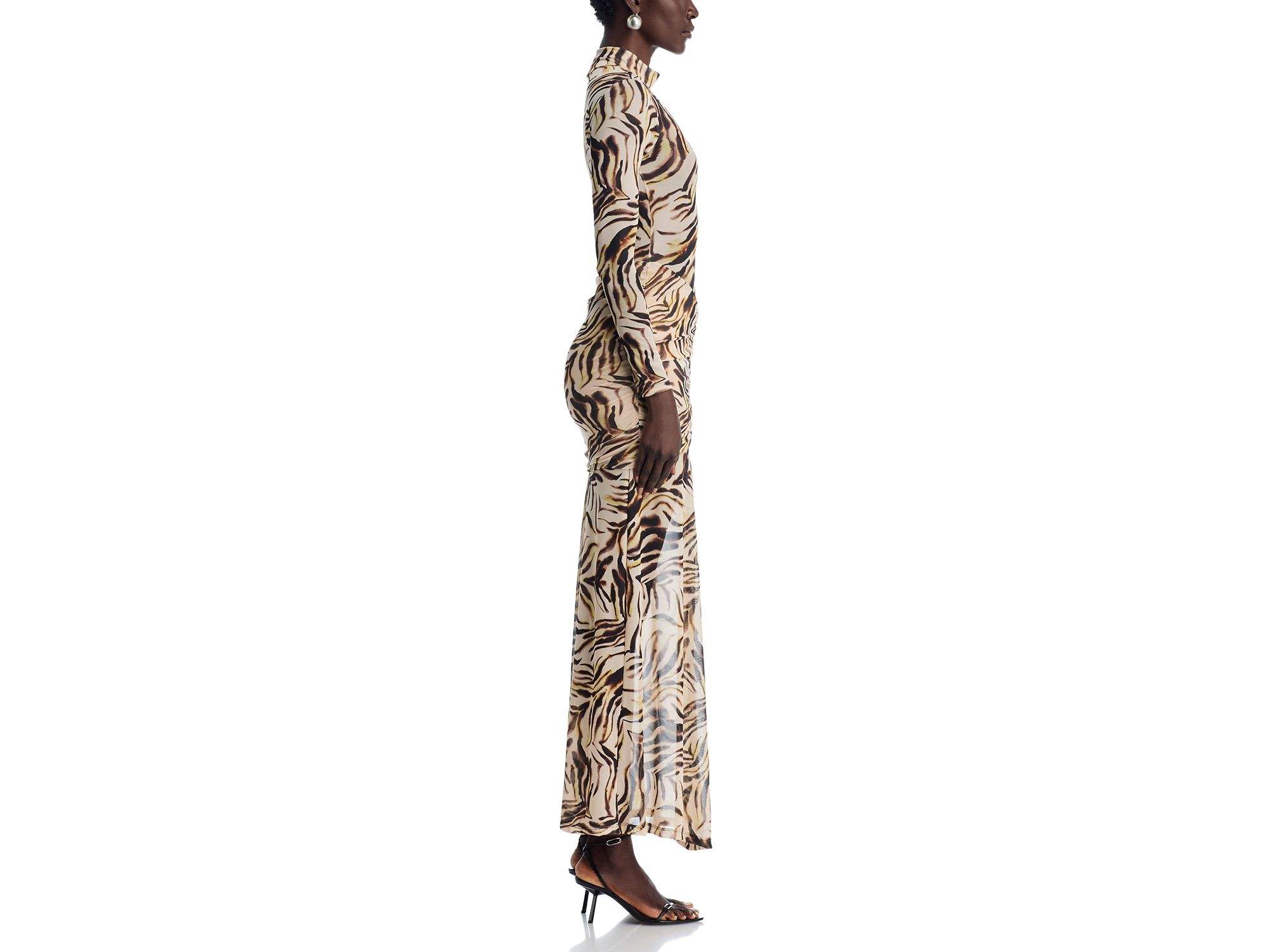Drop Waist Mesh Maxi Dress — Image 5