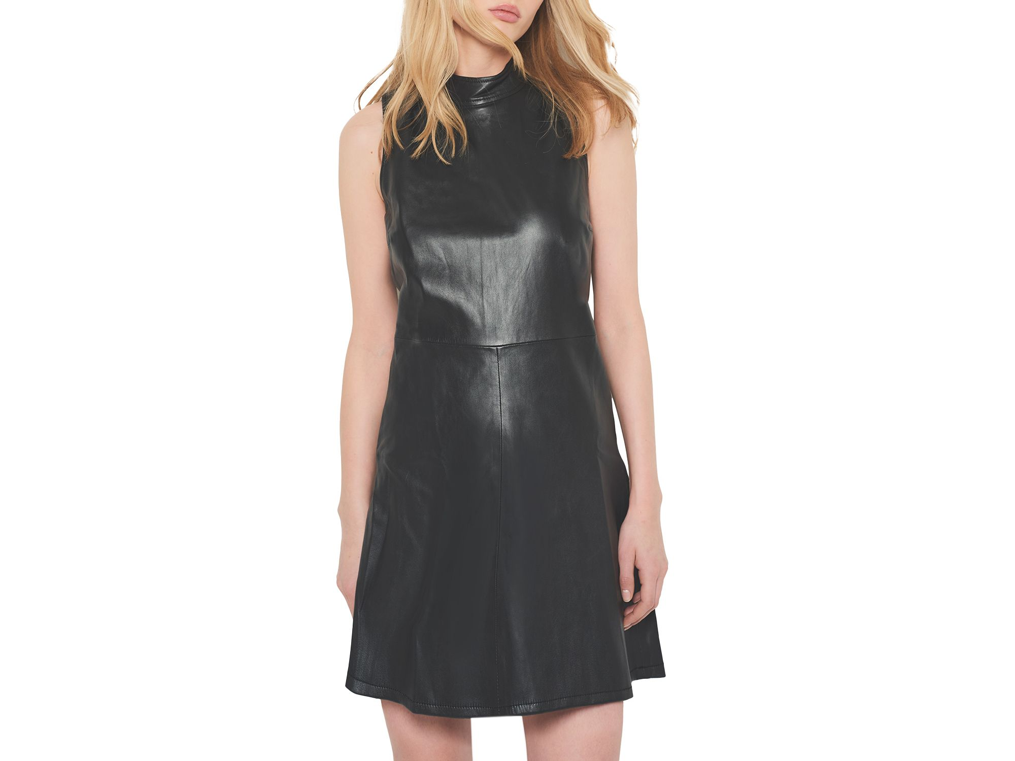 Crawford Upcycled Leather Dress — Image 5