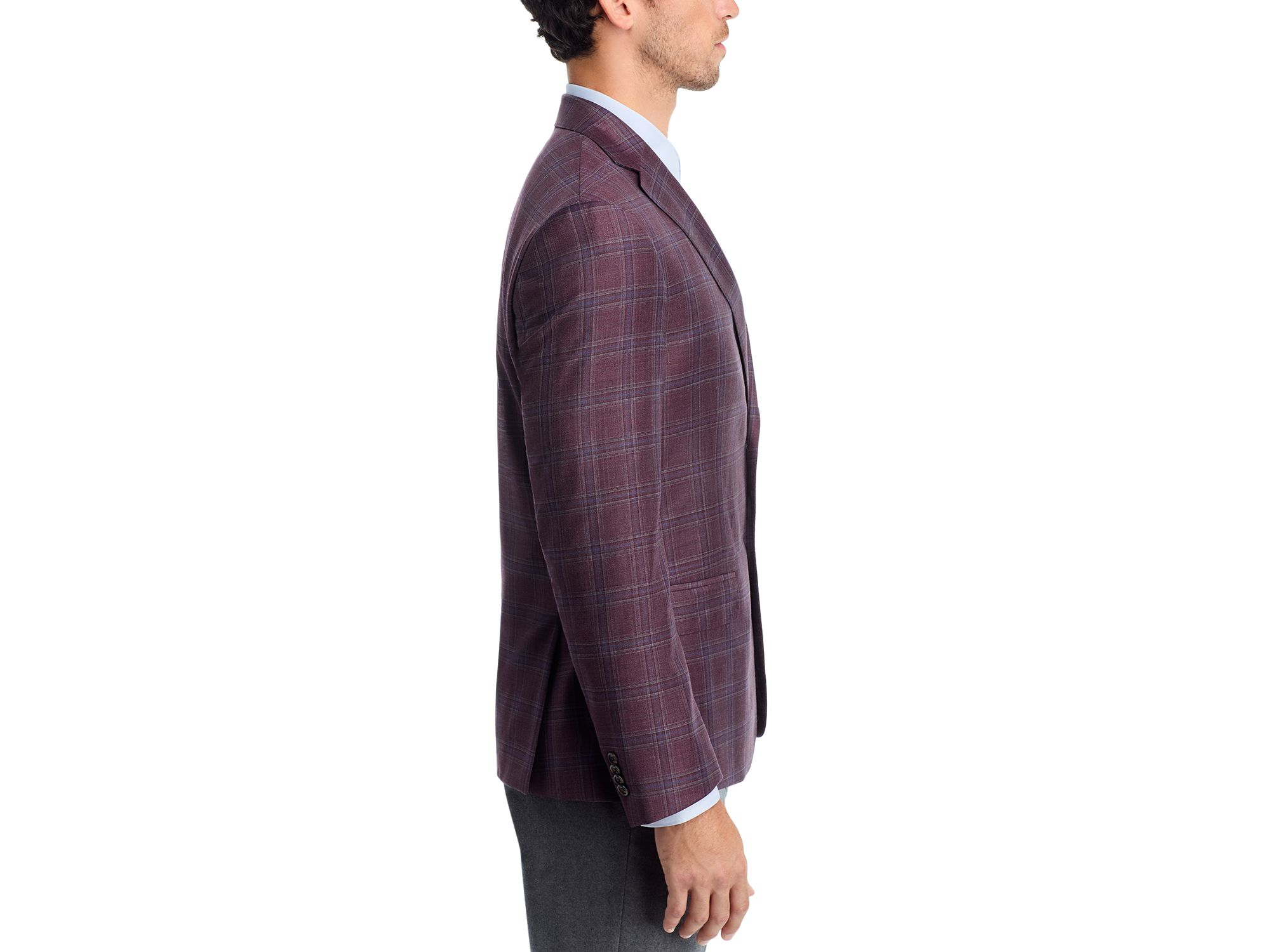Plaid Regular Fit Sport Coat - Exclusive — Image 5