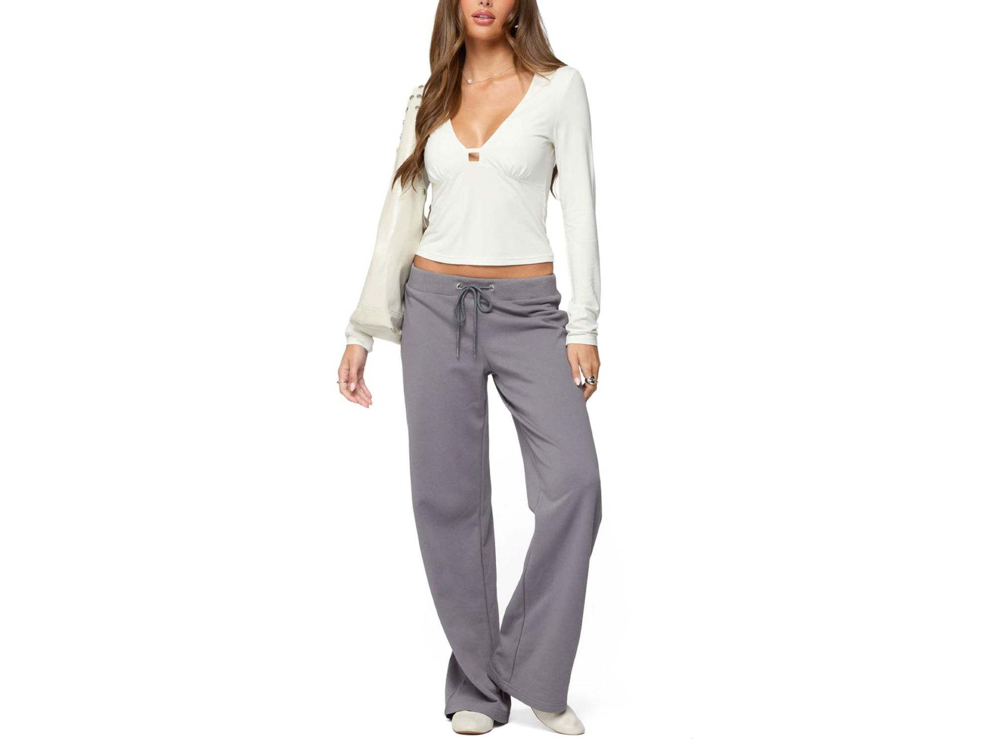 Lovisa V Neck Long Sleeve Top — Image 4