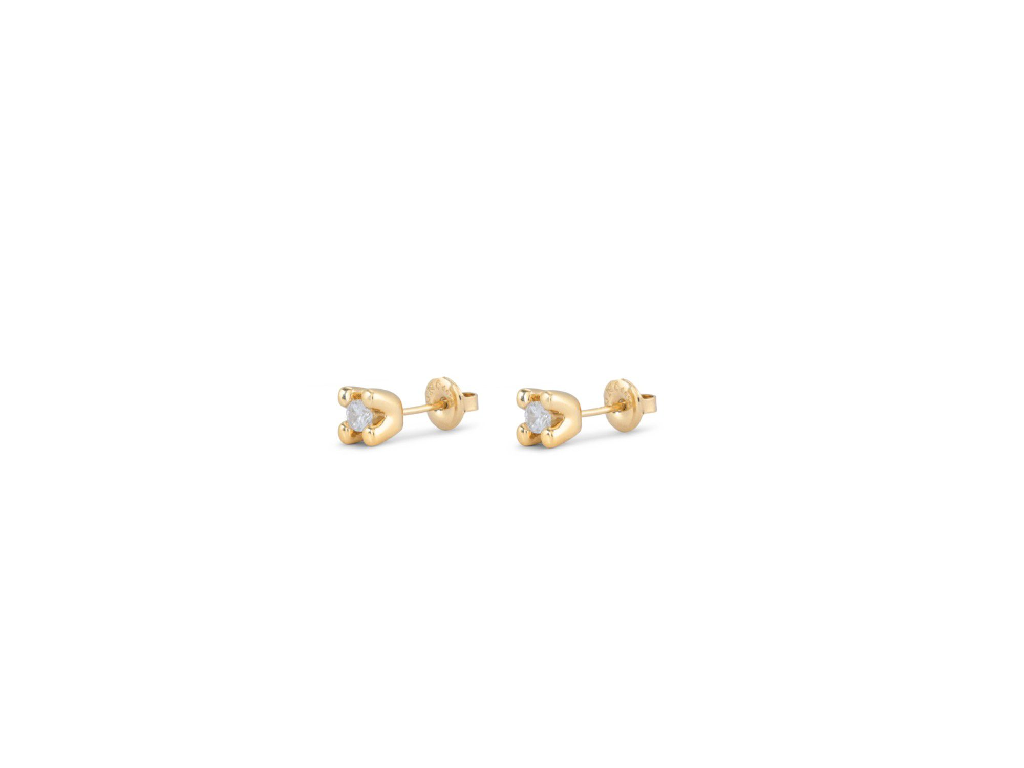 Zircon Stud Earrings — Image 3