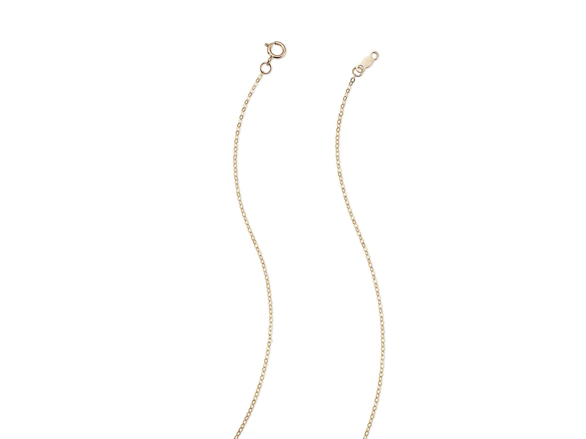 Diamond & Blue Sapphire Evil Eye Pendant Necklace in 14K Yellow Gold, 18" — Image 4