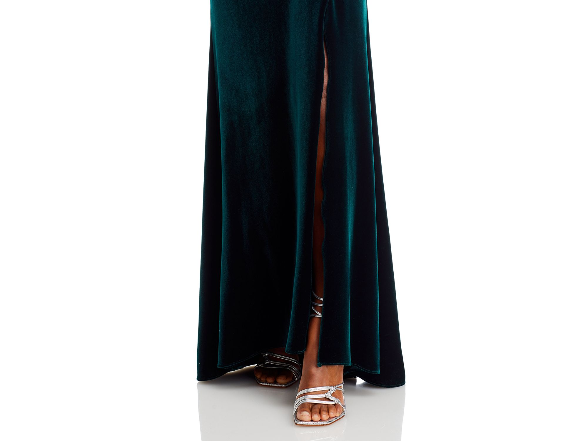 Velvet Strapless Gown - Exclusive — Image 3