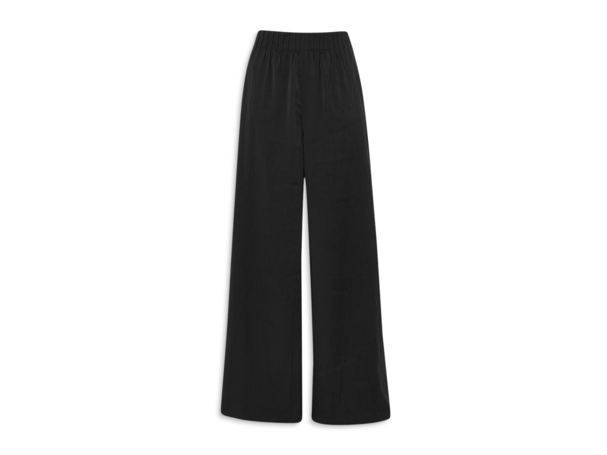 Textured Satin Pintuck Pants — Image 5