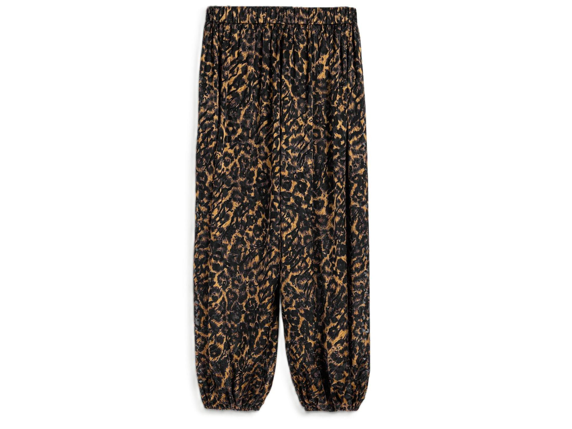Printed Relaxed Balloon-Leg Pants — Image 5