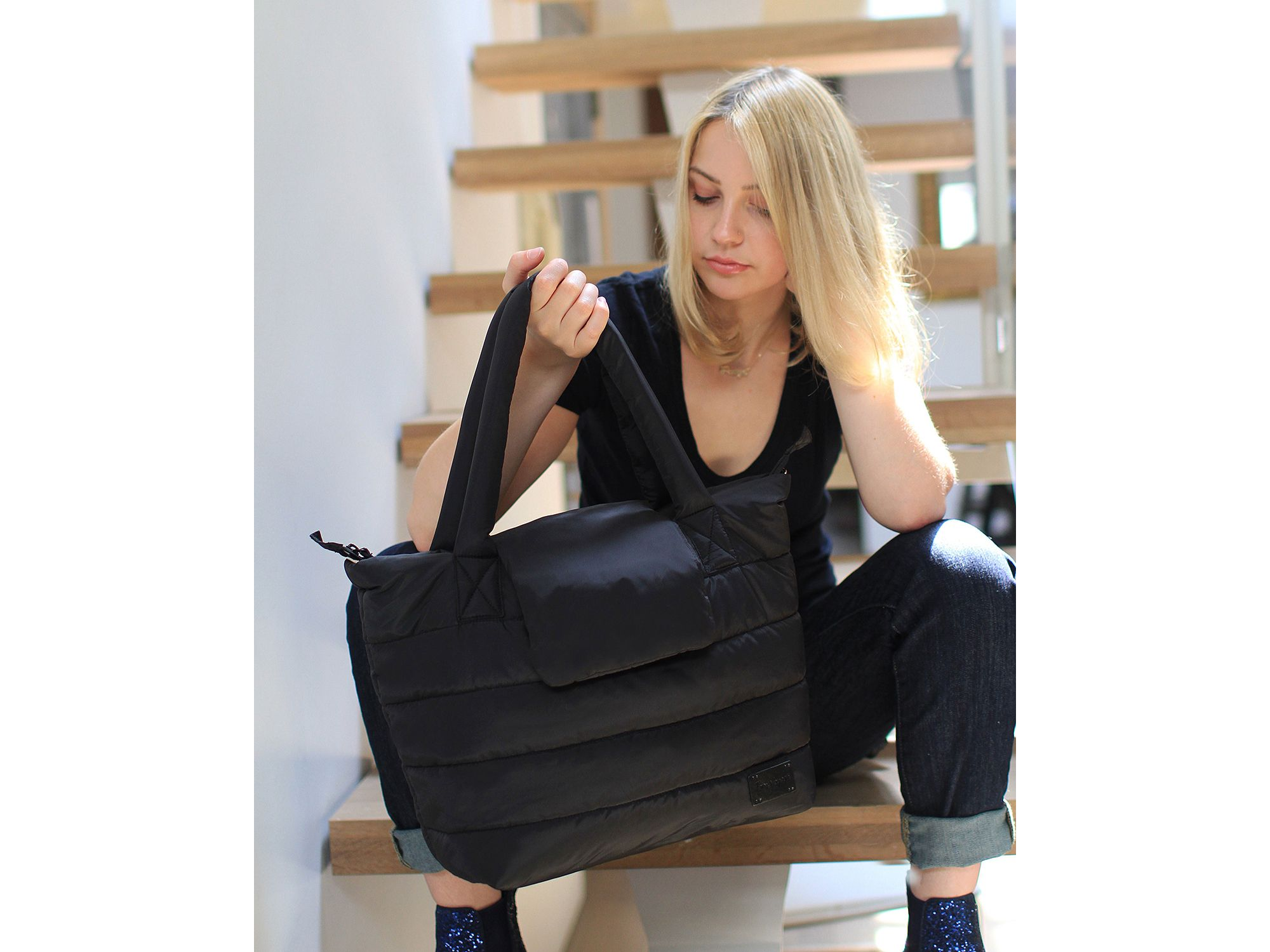 Capri Compact Diaper Tote — Image 4