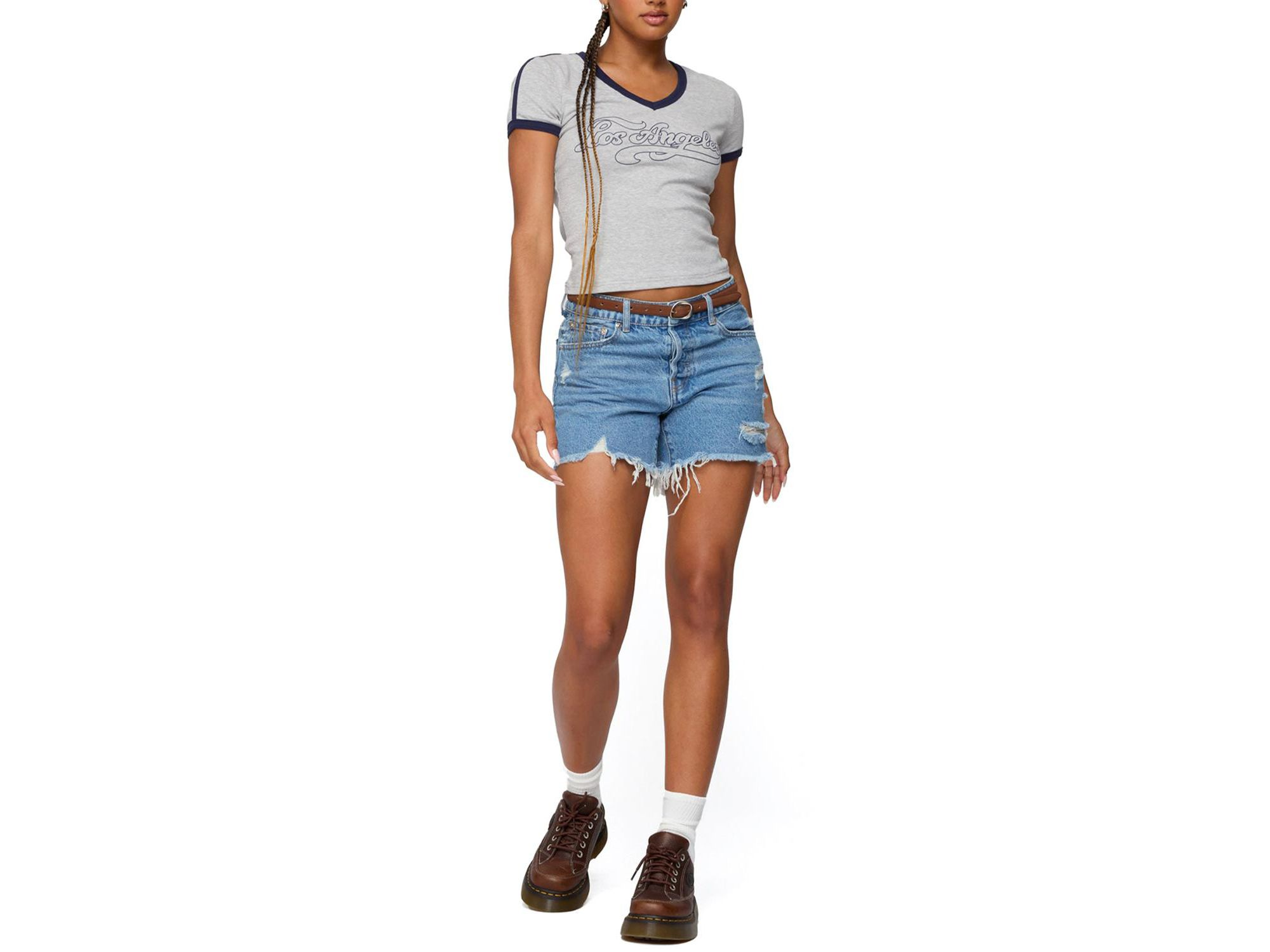 Los Angeles Contrast T Shirt — Image 3