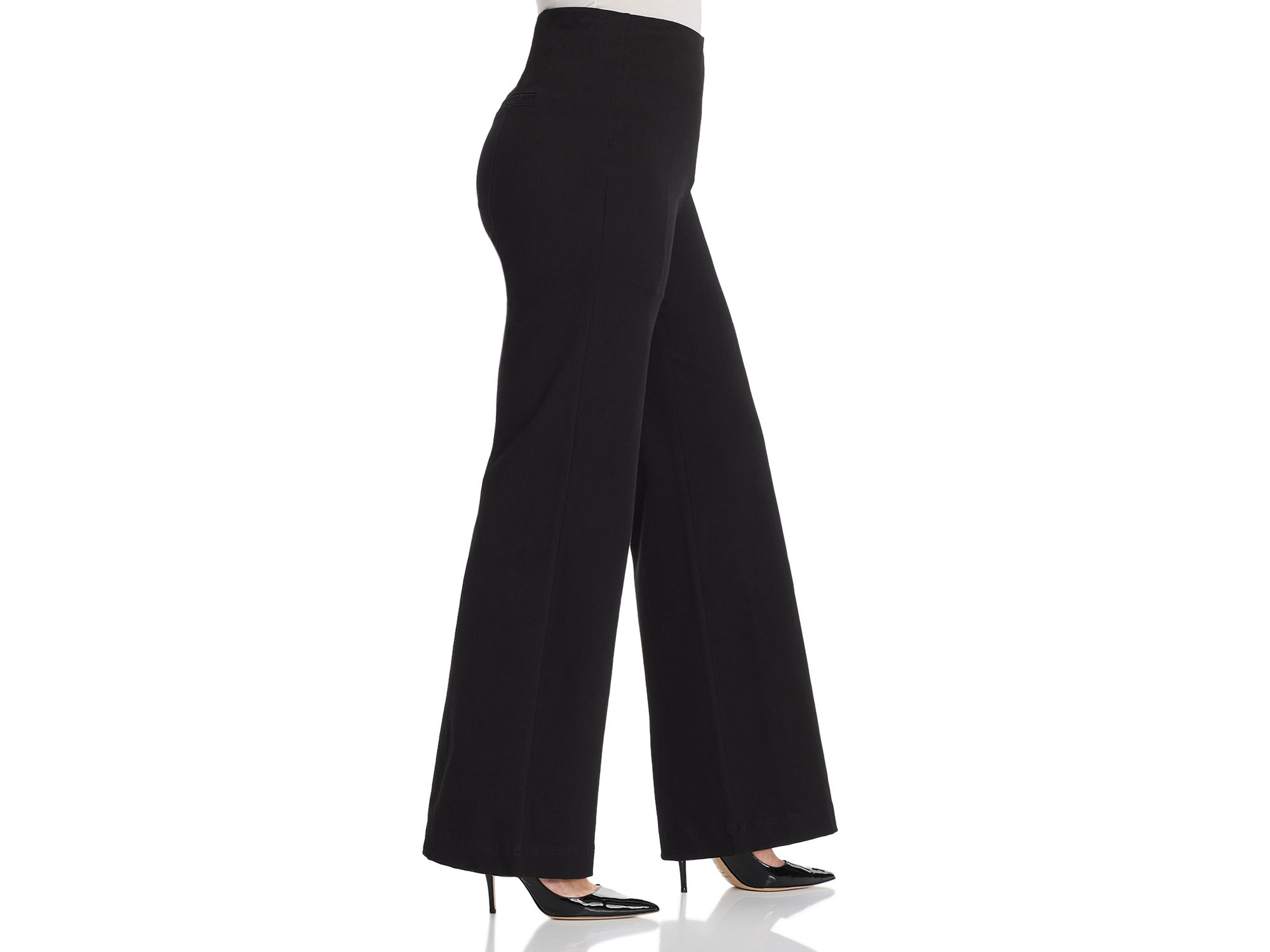 Pull-On Trouser Jeans in Black — Image 4