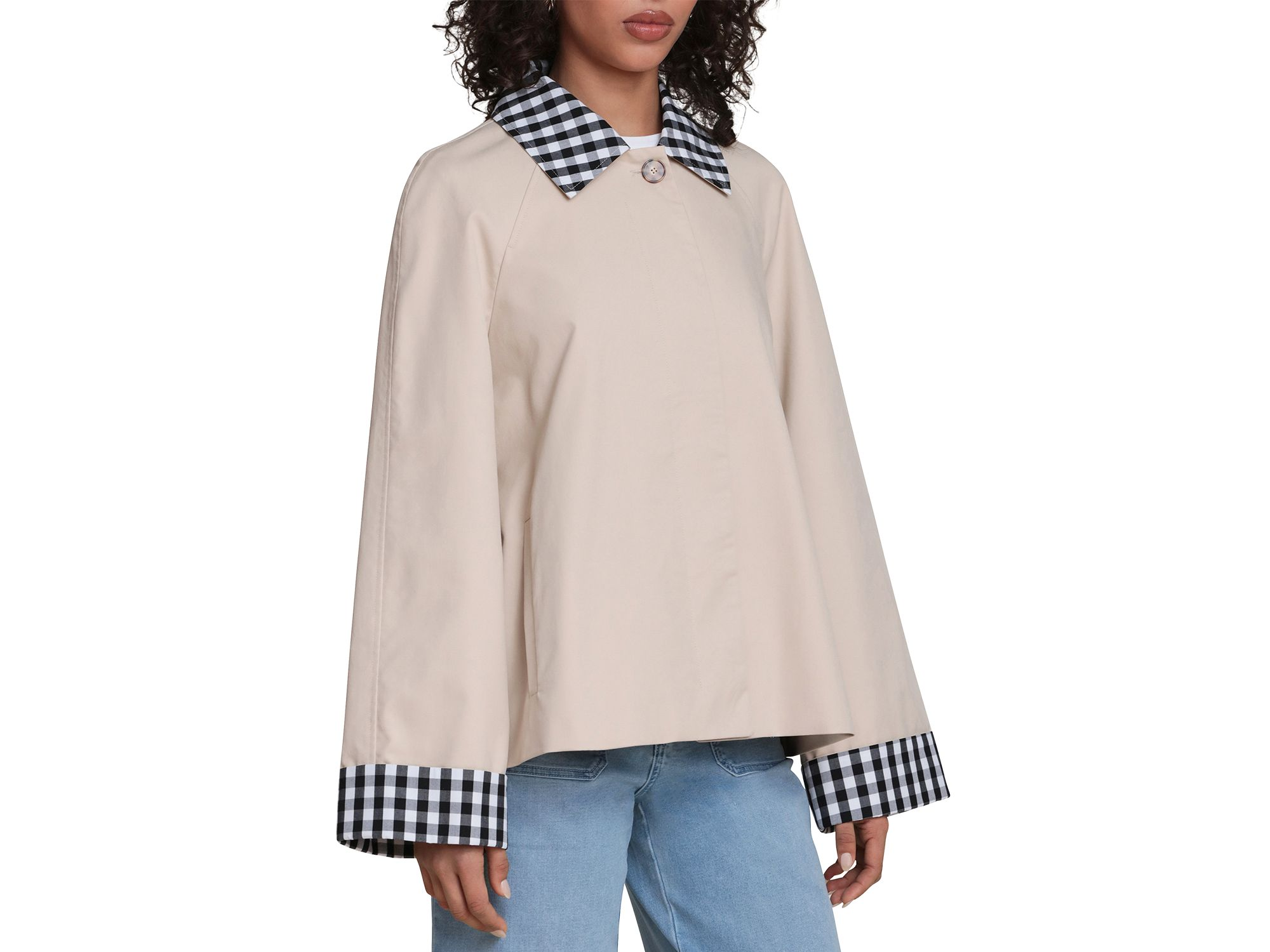 Crop Trench Coat — Image 4
