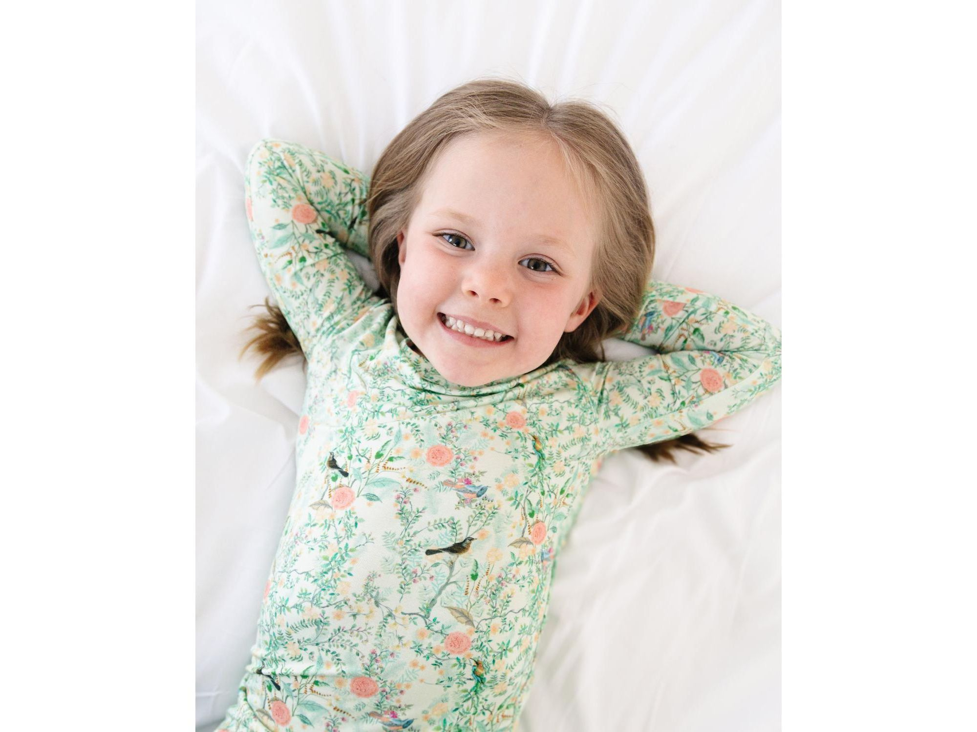 Girls' Sage Blossom Pajama Set - Baby, Little Kid — Image 4