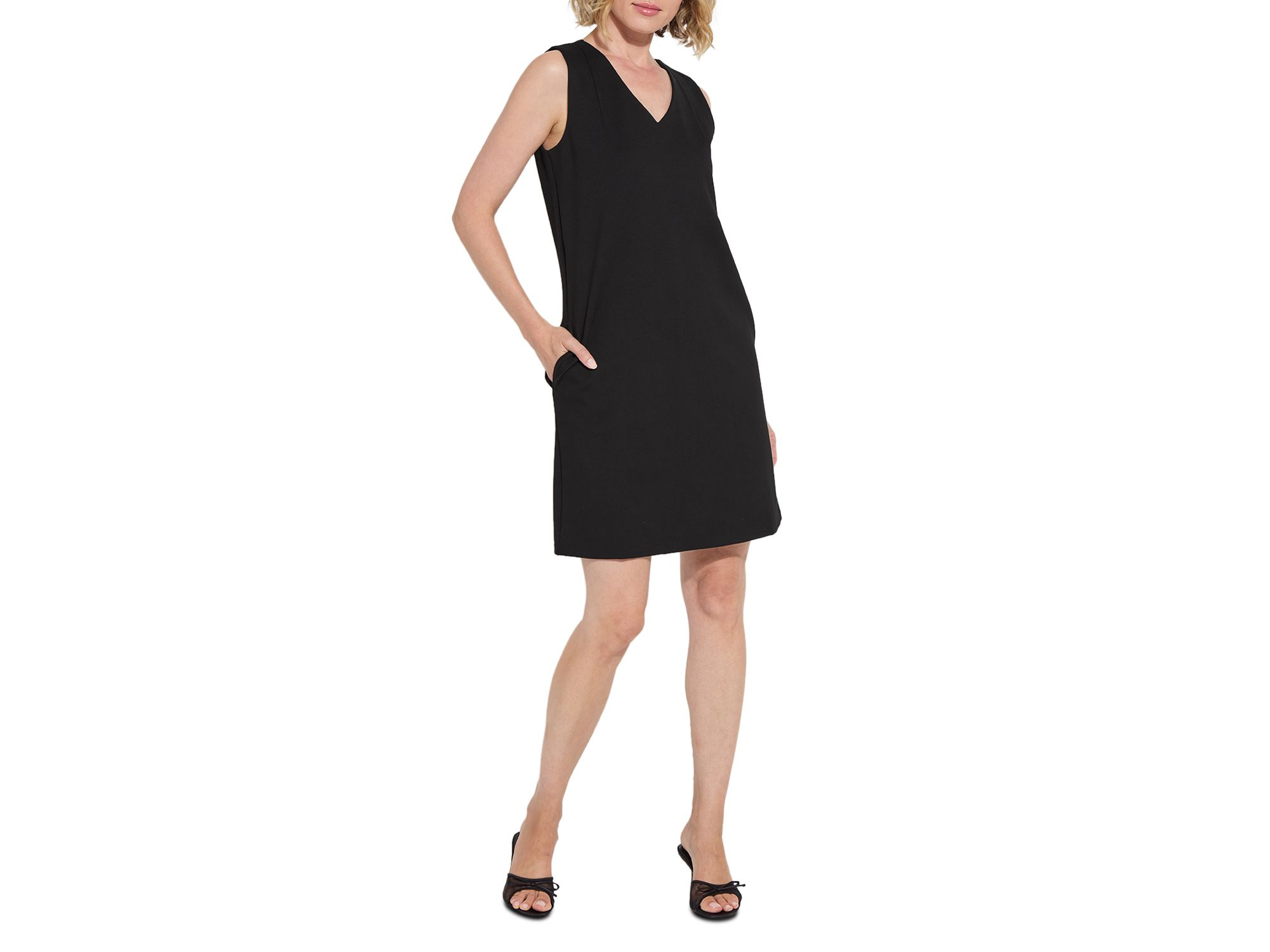 Ponte A-Line Dress — Image 5