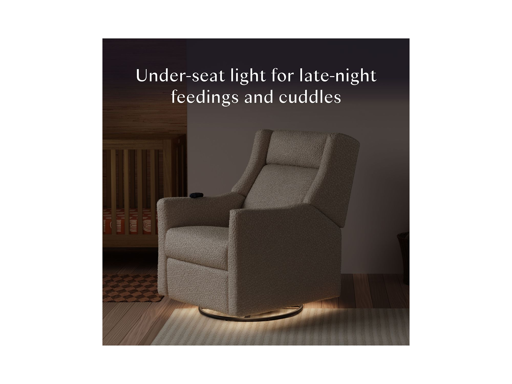Kiwi Deluxe Power Recliner & Swivel Glider with Heat & Massage — Image 7