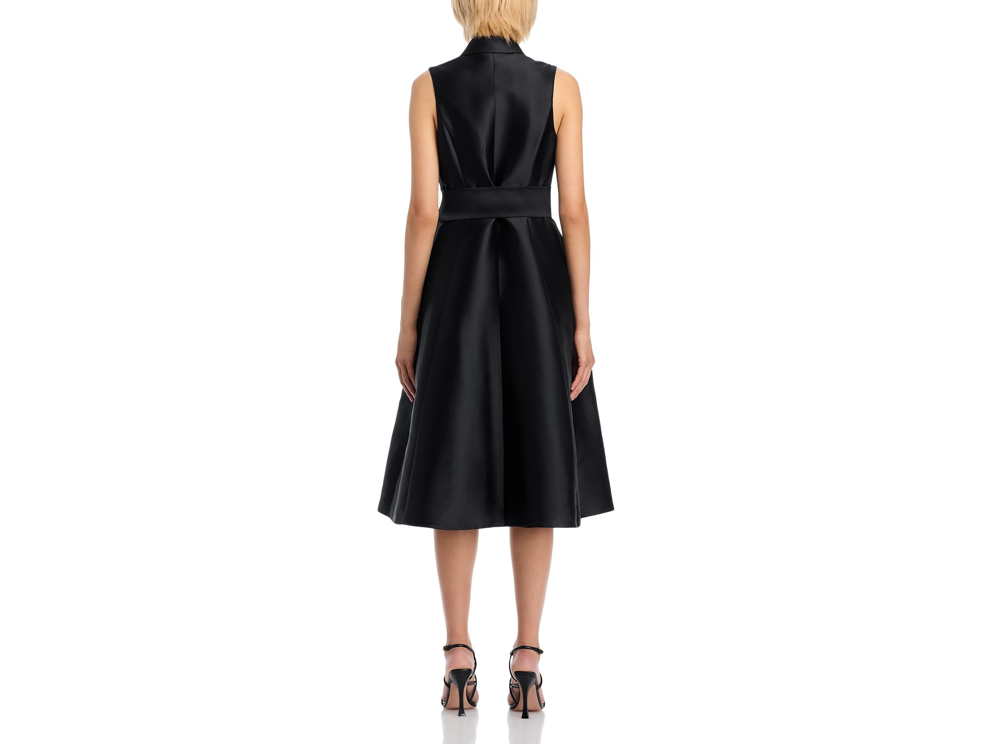 Mikado Sleeveless Shirt Dress — Image 5