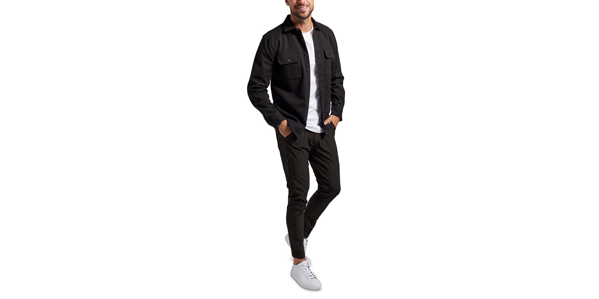 Coastal Button Front Overshirt — Image 6
