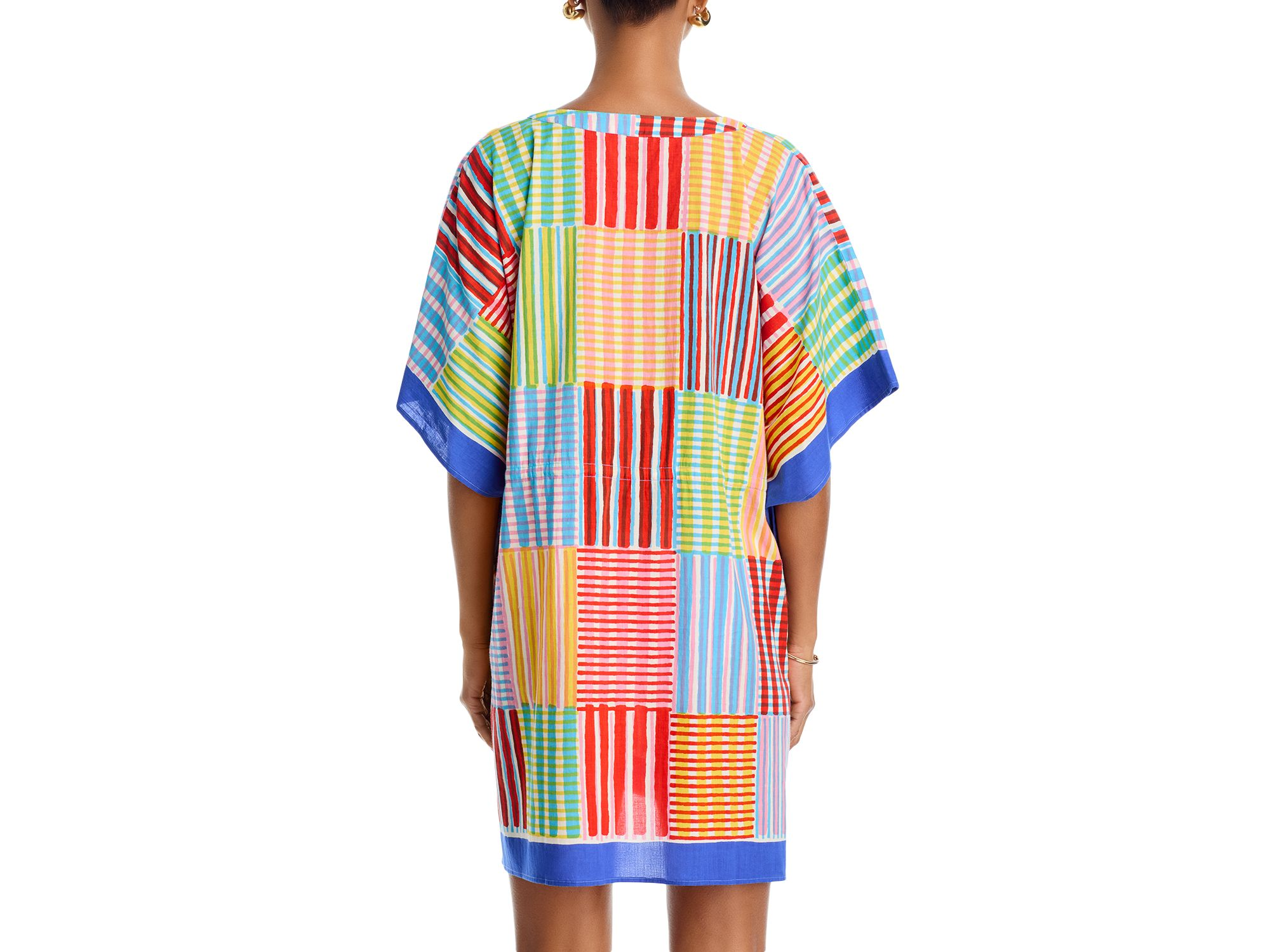 Stripe Illusion Butterfly Caftan Swim Cover-Up — Image 3