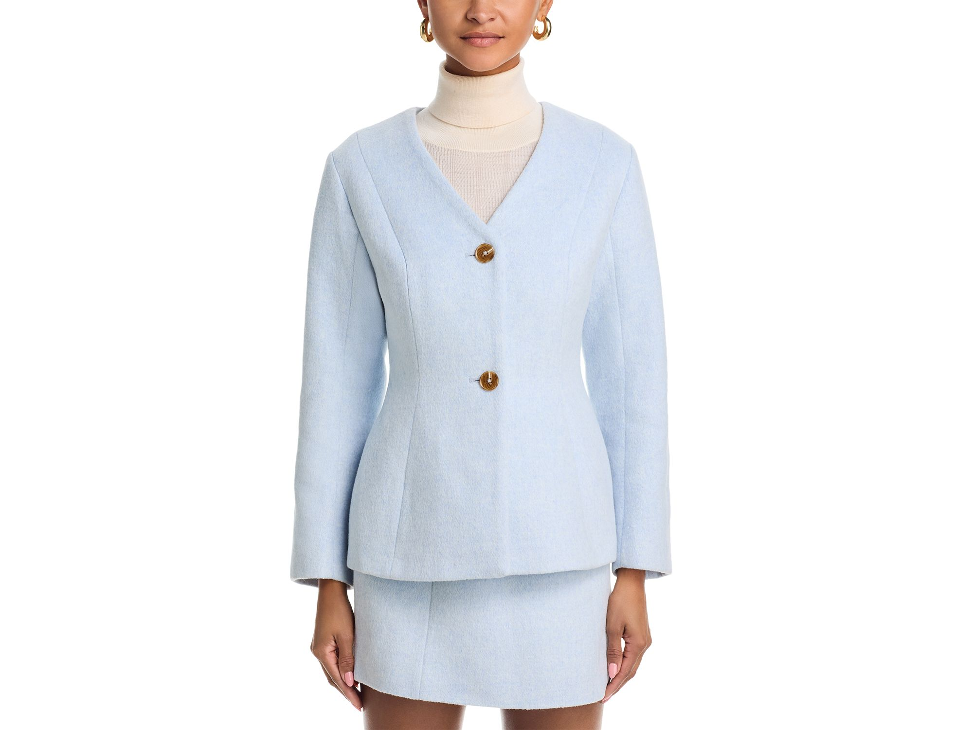 Textured Boiled Wool Jacket — Image 3