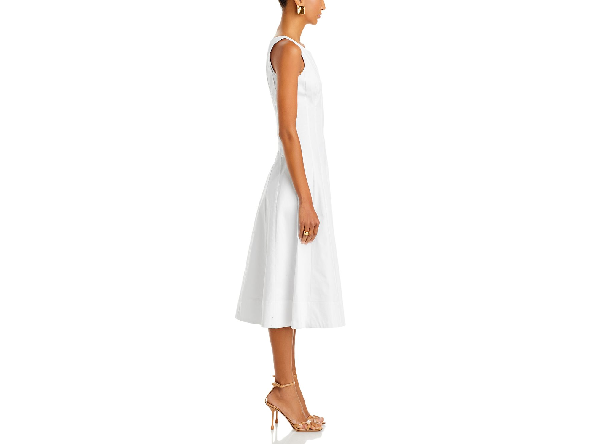 Paneled Midi Dress - Exclusive — Image 6