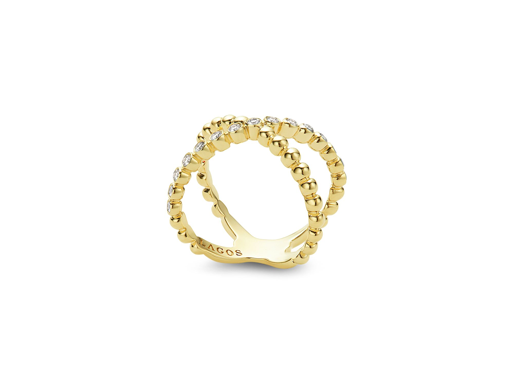 Caviar Gold Collection 18K Gold & Diamond Ring — Image 3